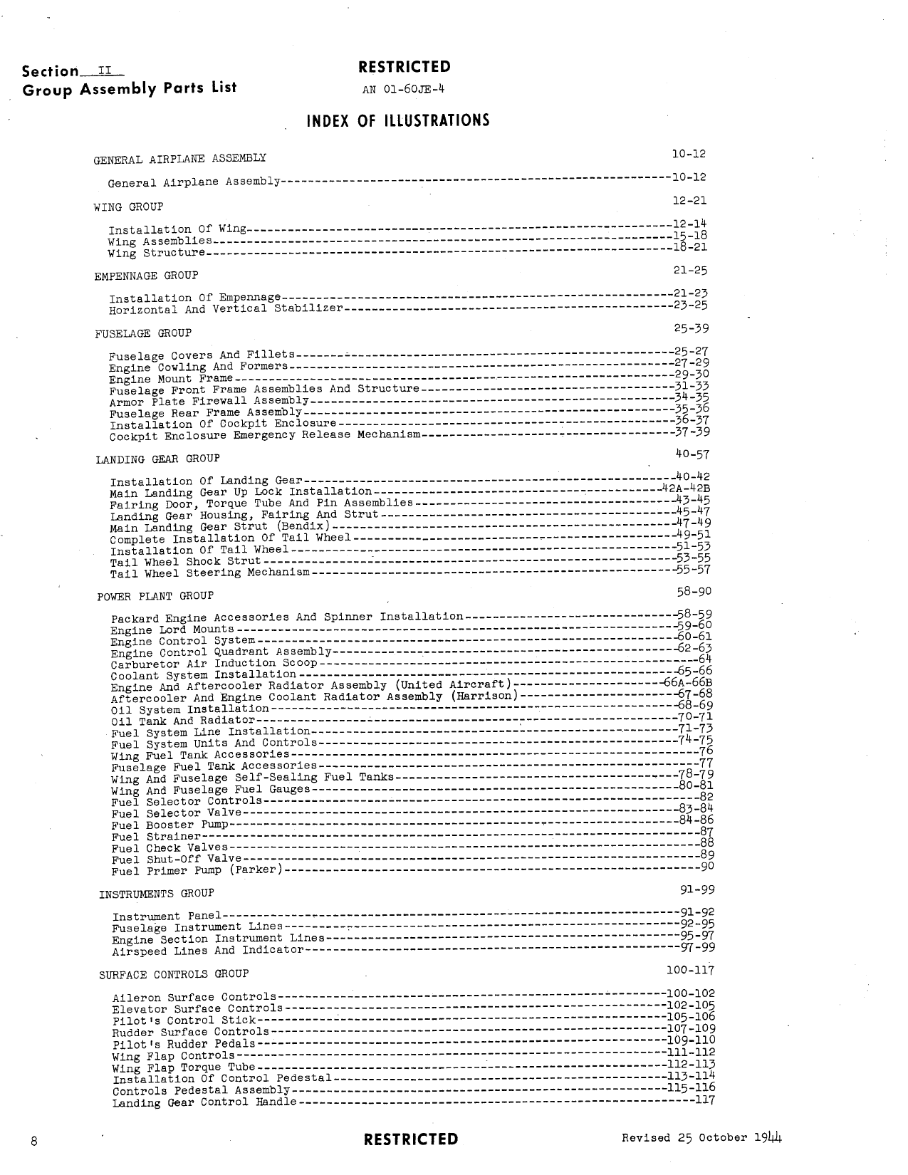 Sample page 12 from AirCorps Library document: P-51D Parts Catalog