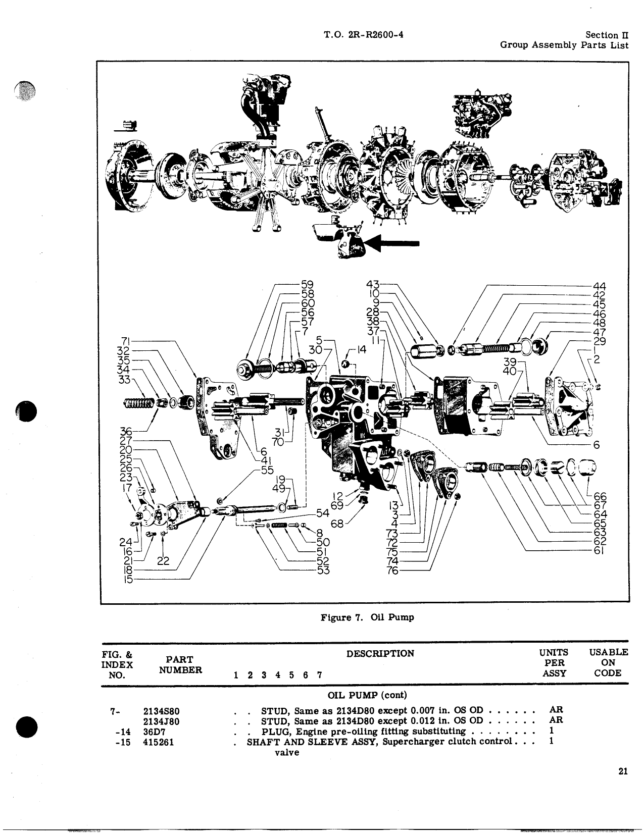 Sample page 25 from AirCorps Library document: Illustrated Parts Manual - R-2600 (-29A, -35)