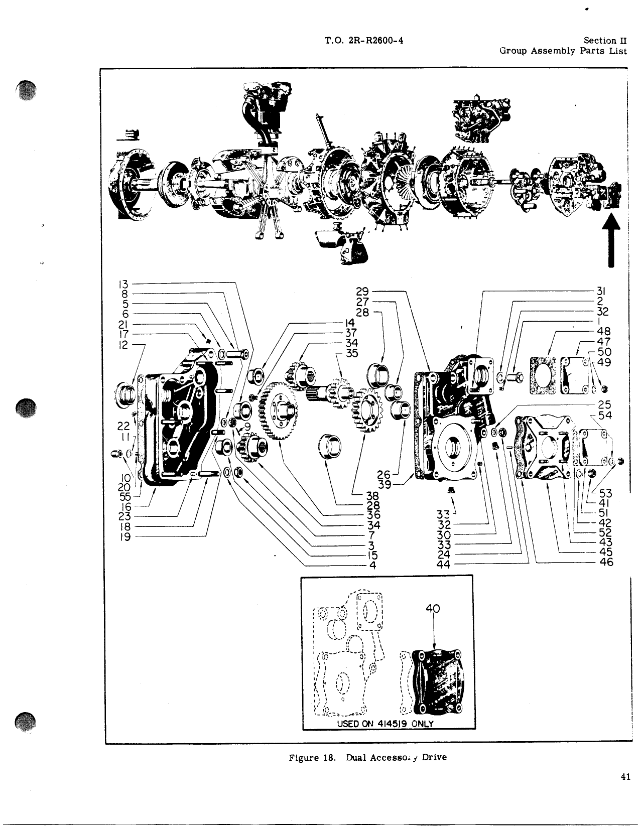 Sample page 45 from AirCorps Library document: Illustrated Parts Manual - R-2600 (-29A, -35)
