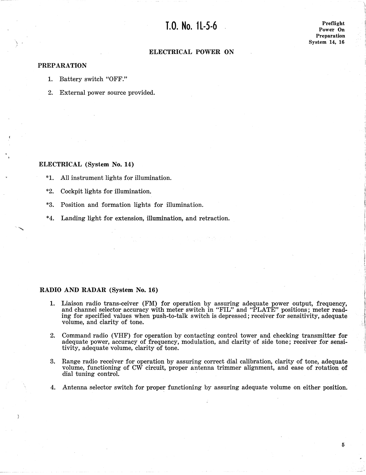Sample page 8 from AirCorps Library document: Inspection Requirements - L-5, OY-1, OY-2
