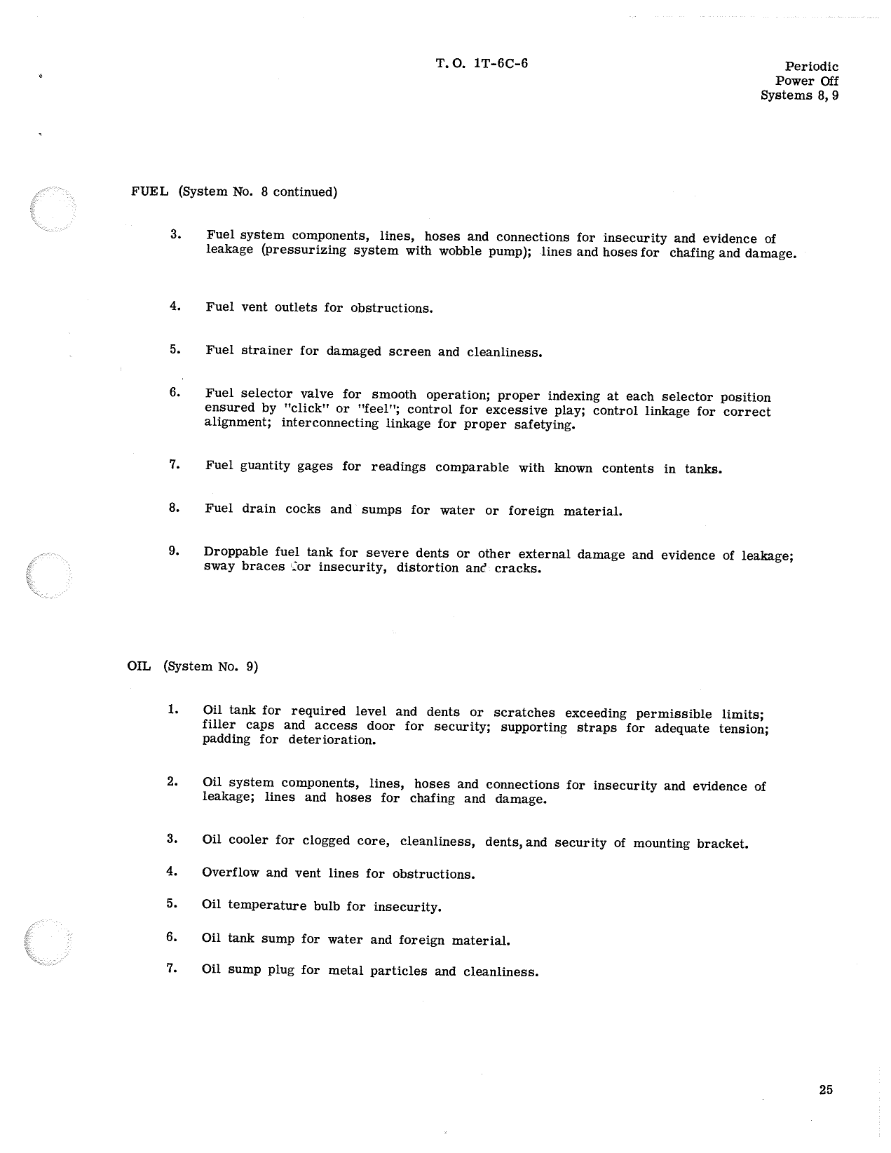Sample page 87 from AirCorps Library document: Inspection Requirements T-6