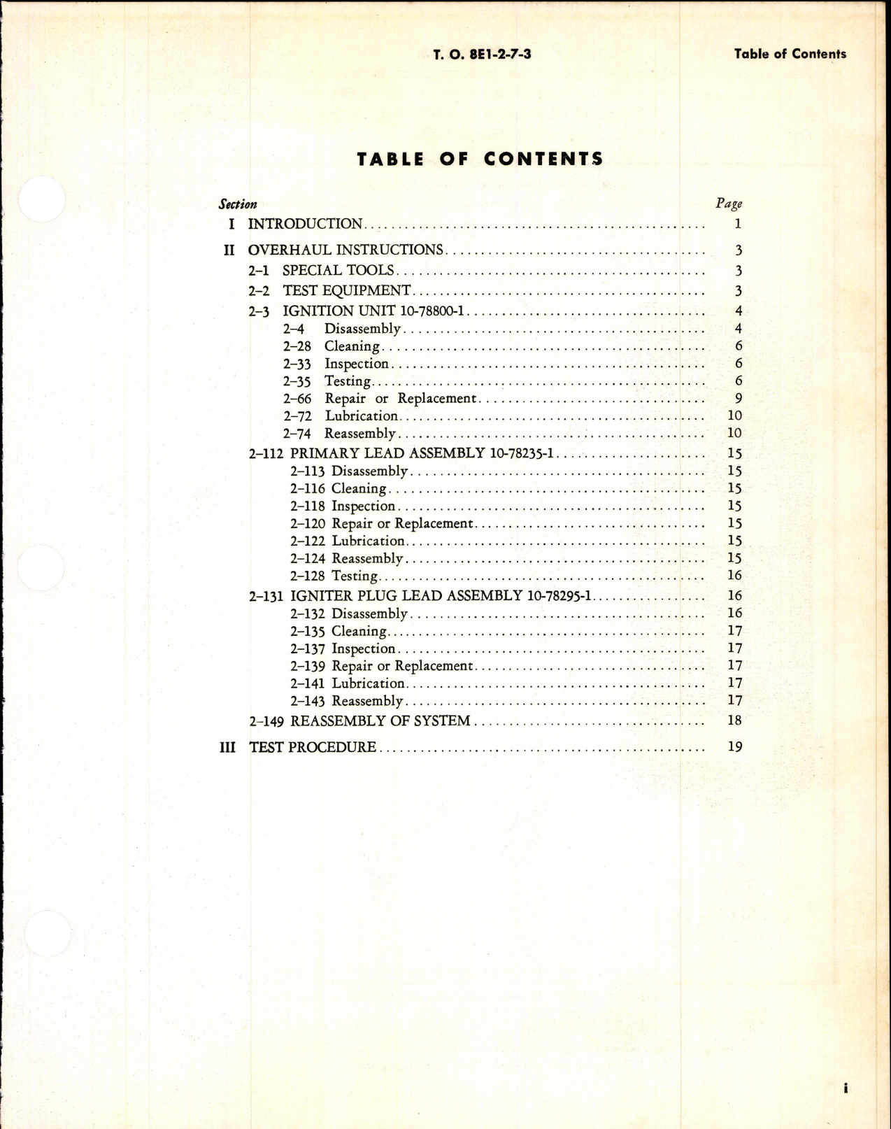 Sample page 3 from AirCorps Library document: Overhaul Instructions for Ignition System Model TCN-9