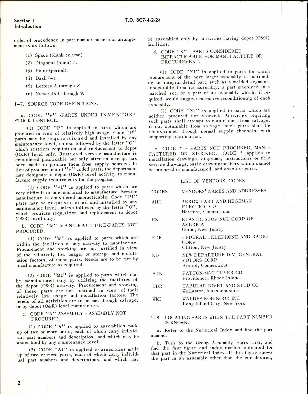 Sample page 4 from AirCorps Library document: Parts Breakdown for Inverters Types MG-149F & MG-149H