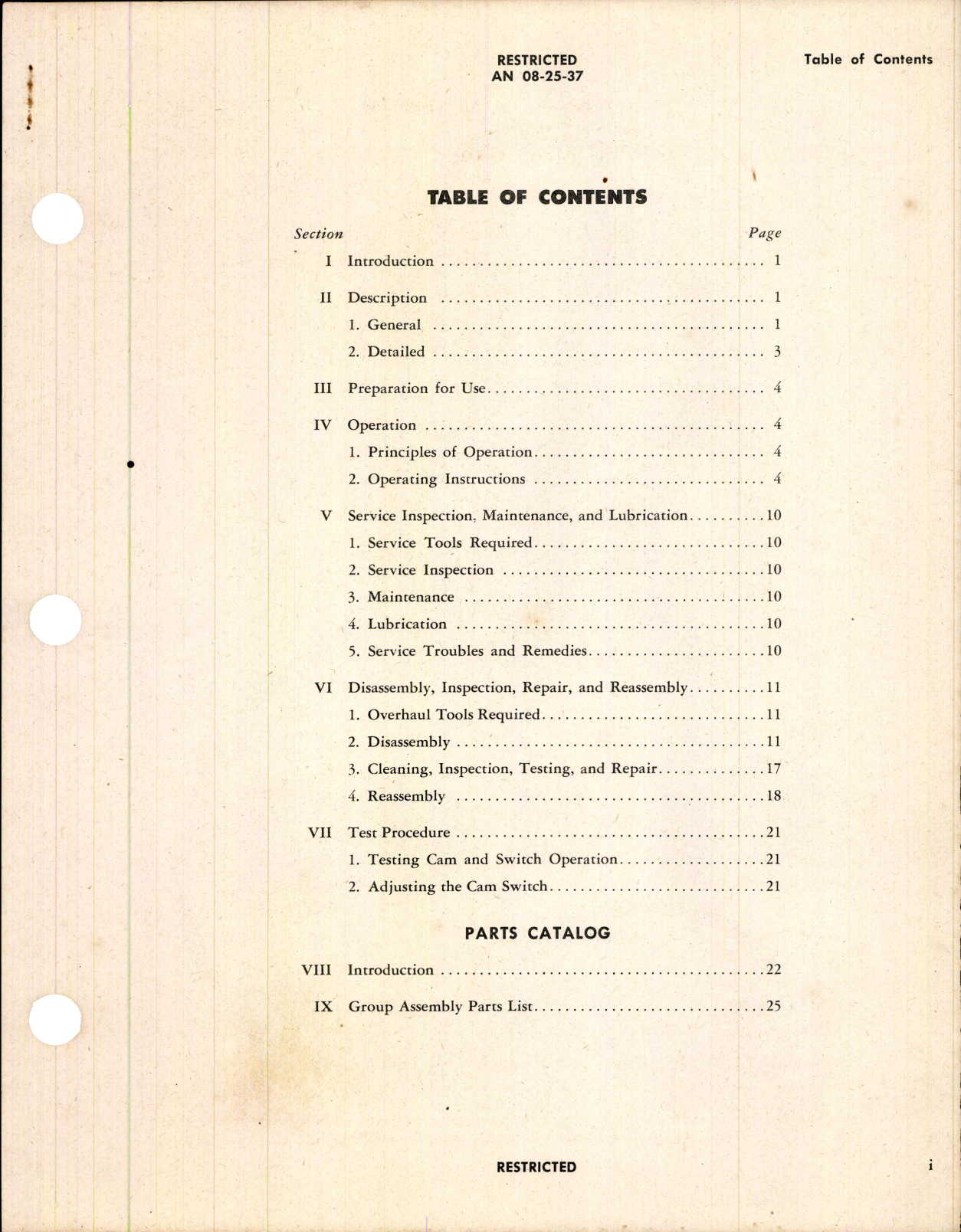 Sample page 3 from AirCorps Library document: Instrument Trainer Recorder Tester Type IRT-300