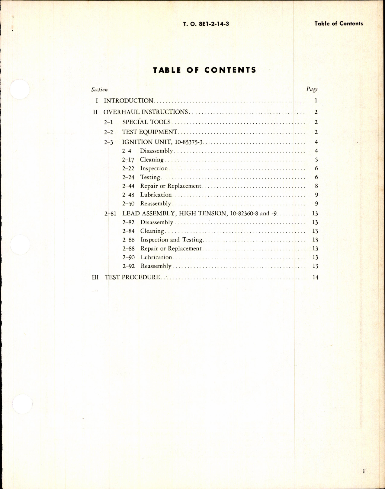 Sample page 3 from AirCorps Library document: Ignition Type TCN-18 & Equipment Used on Turbo Prop Engines