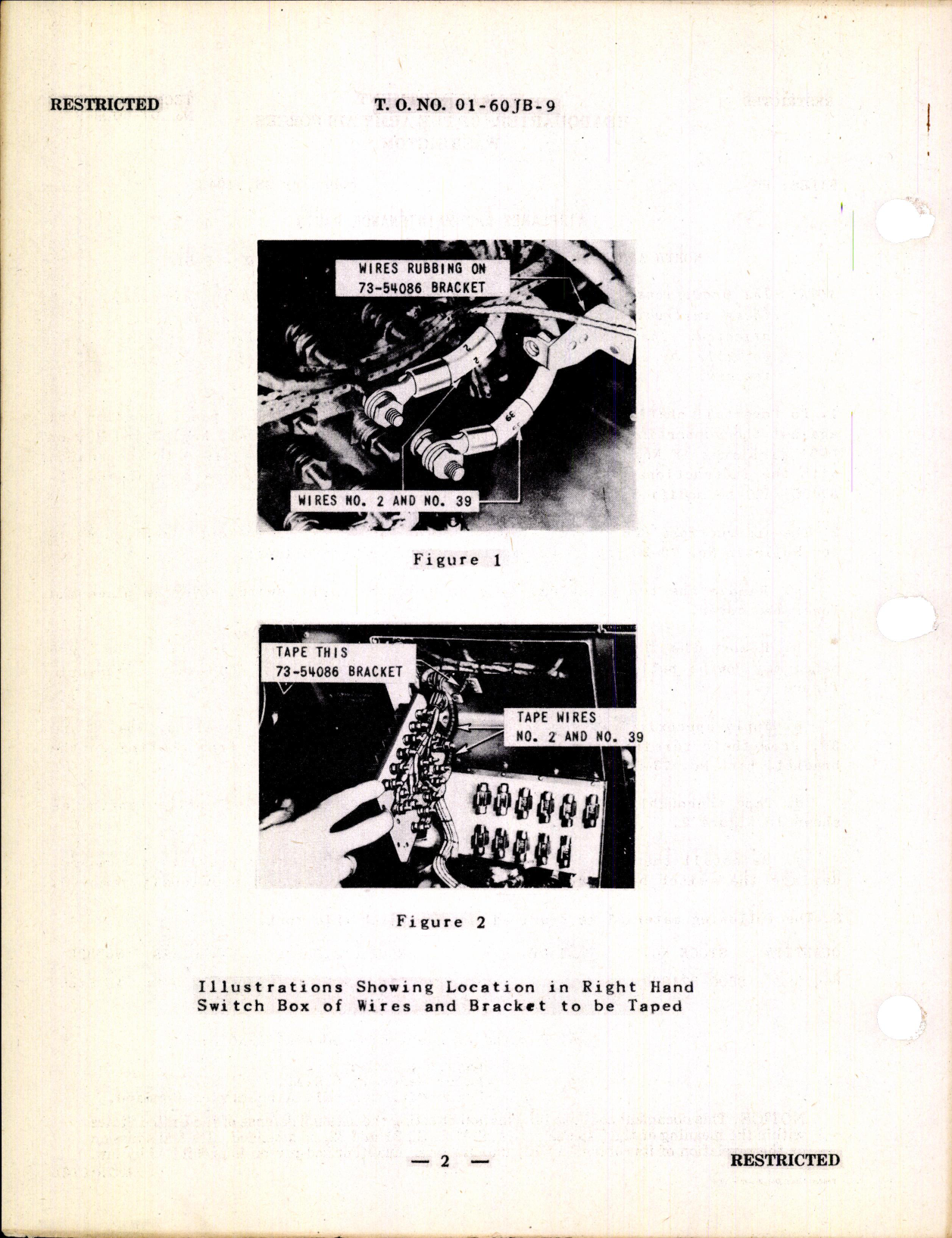 Sample page 2 from AirCorps Library document: Insulating Wires in Junction Box for the P-51
