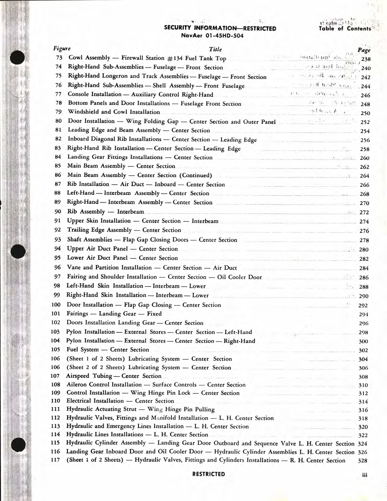 Sample page 5 from AirCorps Library document: Illustrated Maintenance Parts List for F4U-5, -5N, -5NL and -5P Aircraft