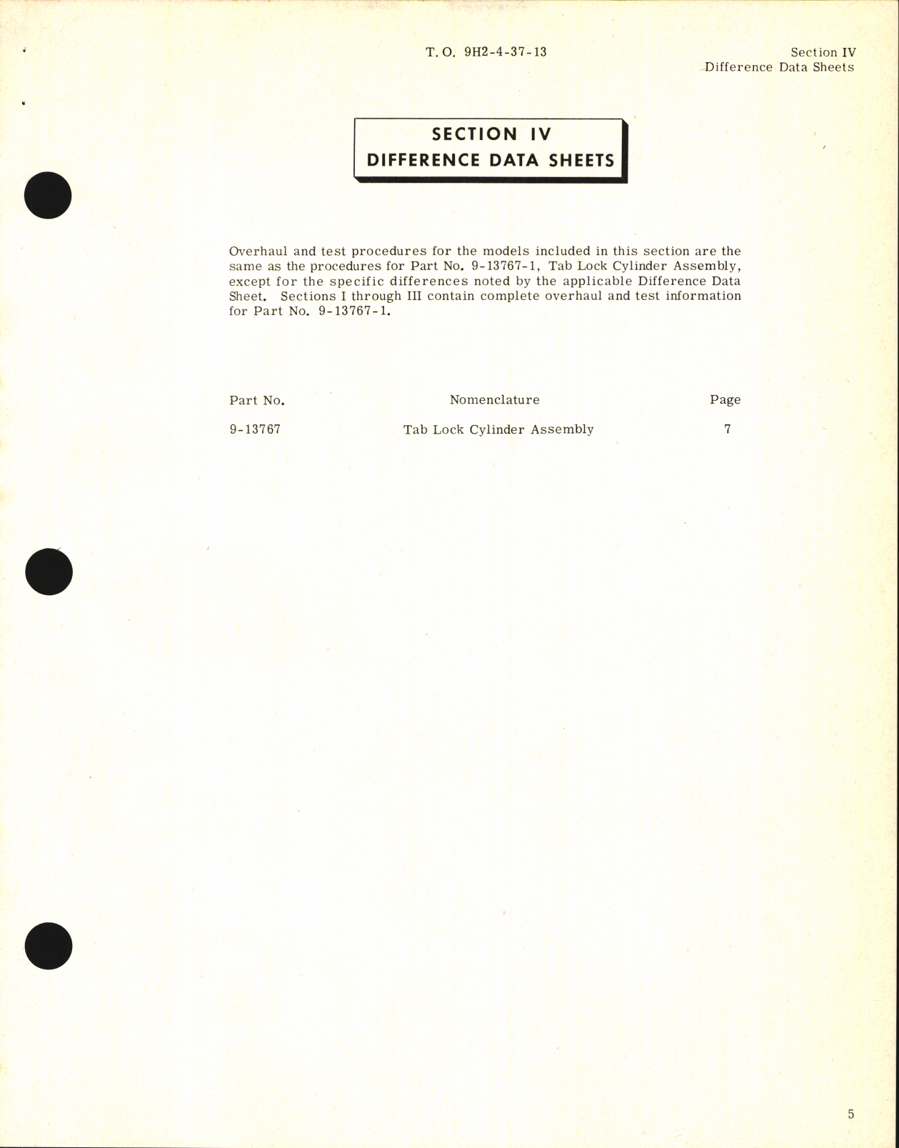 Sample page 5 from AirCorps Library document: Overhaul Instructions for Tab Lock Cylinder Assemblies