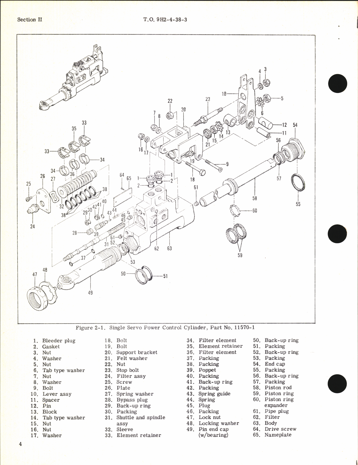 Sample page 6 from AirCorps Library document: Overhaul Instructions for Single Servo Power Control Cylinder Part No. 11570-1