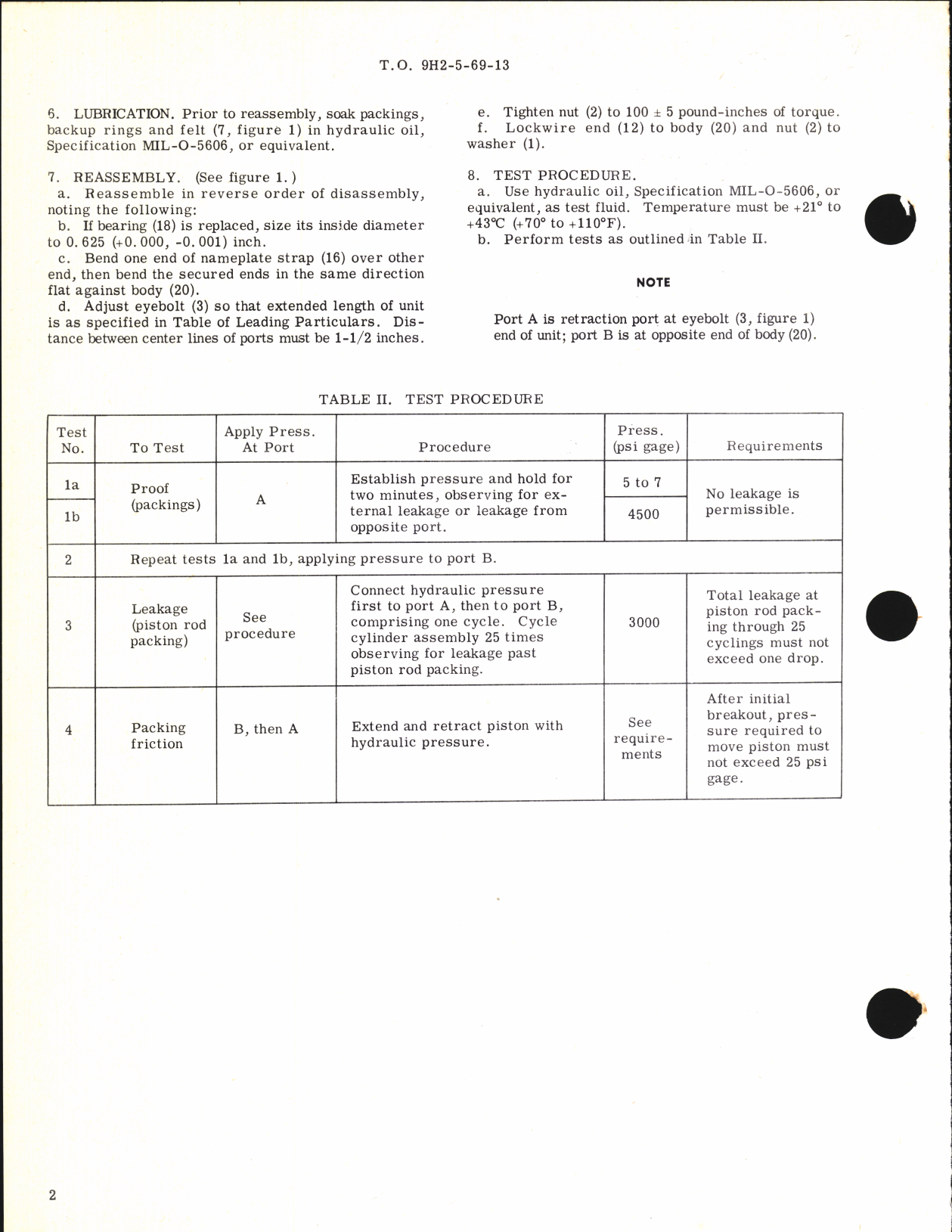 Sample page 2 from AirCorps Library document: Overhaul Instructions with Parts Breakdown for Bomb Door Forward Latch Cylinder Assembly Part No. 300020D