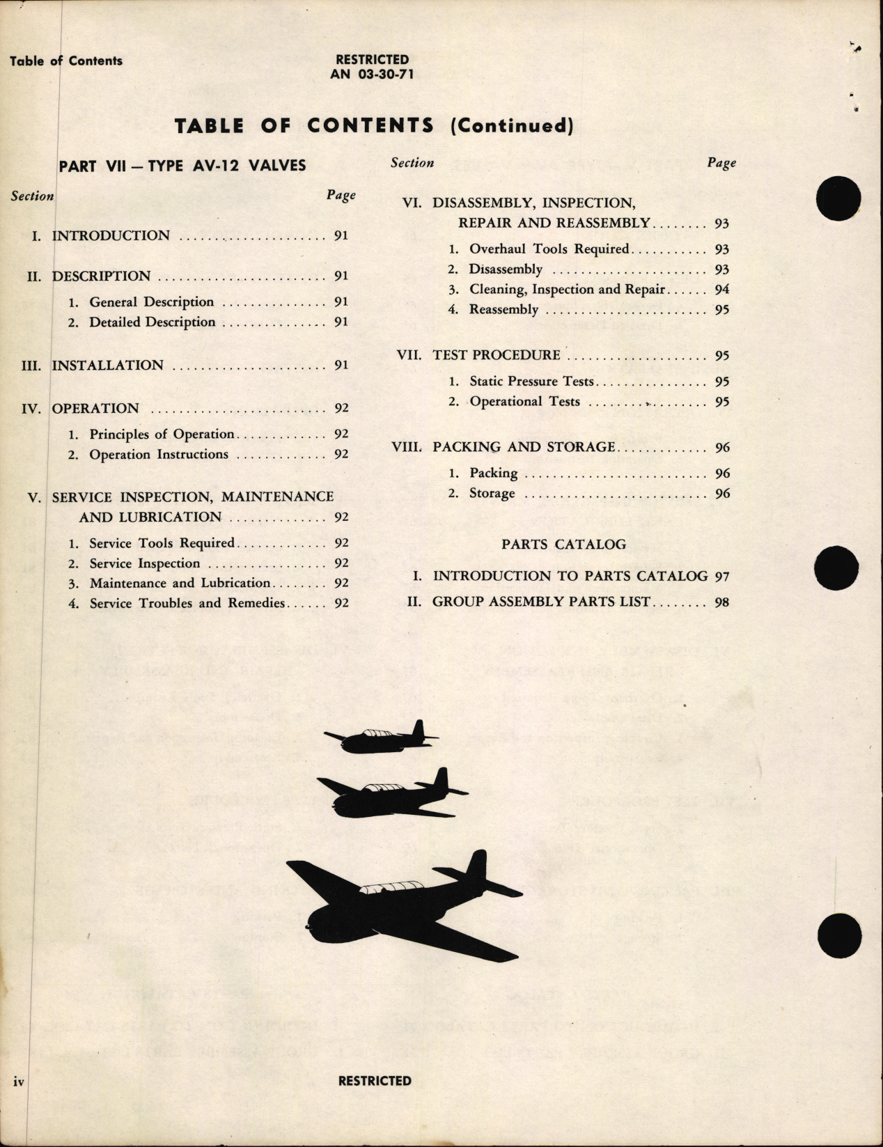 Sample page 6 from AirCorps Library document: Handbook of Instructions with Parts Catalog for Aircraft Valves