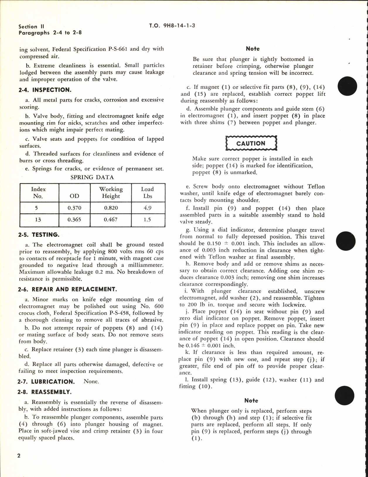 Sample page 6 from AirCorps Library document: Handbook of Overhaul Instructions for Electro Magnetic 3-way, Two Position Selector Valve