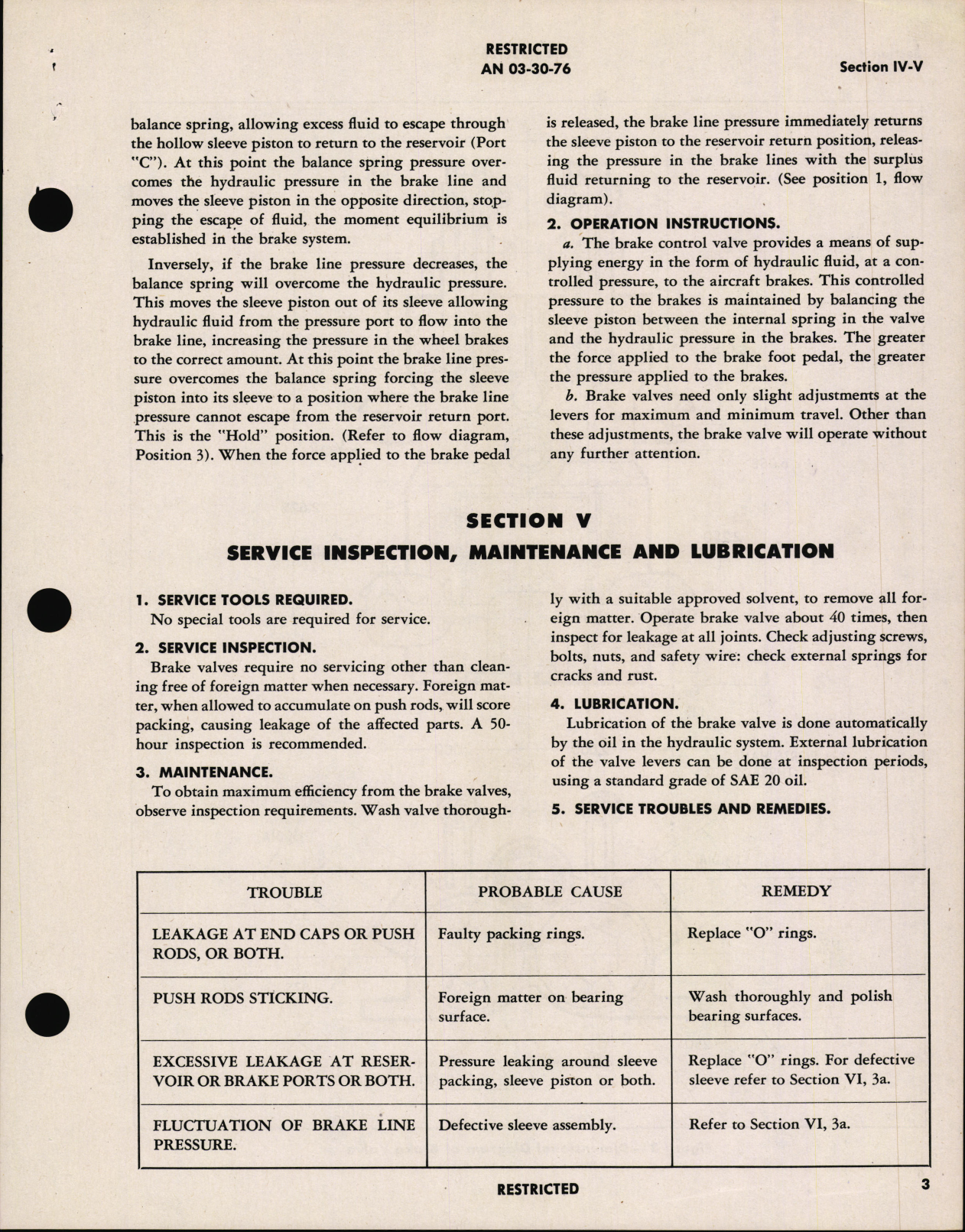 Sample page 7 from AirCorps Library document: Handbook of Instructions with Parts Catalog for Type 36034A and 36034B Brake Valves