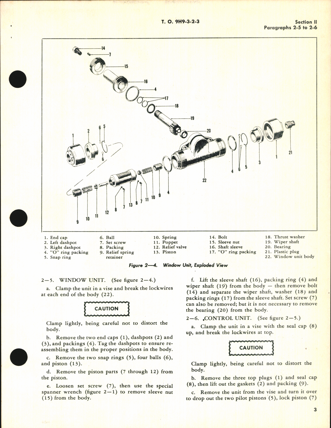 Sample page 5 from AirCorps Library document: Handbook of Overhaul Instructions for Hydraulic Windshield Wipers 