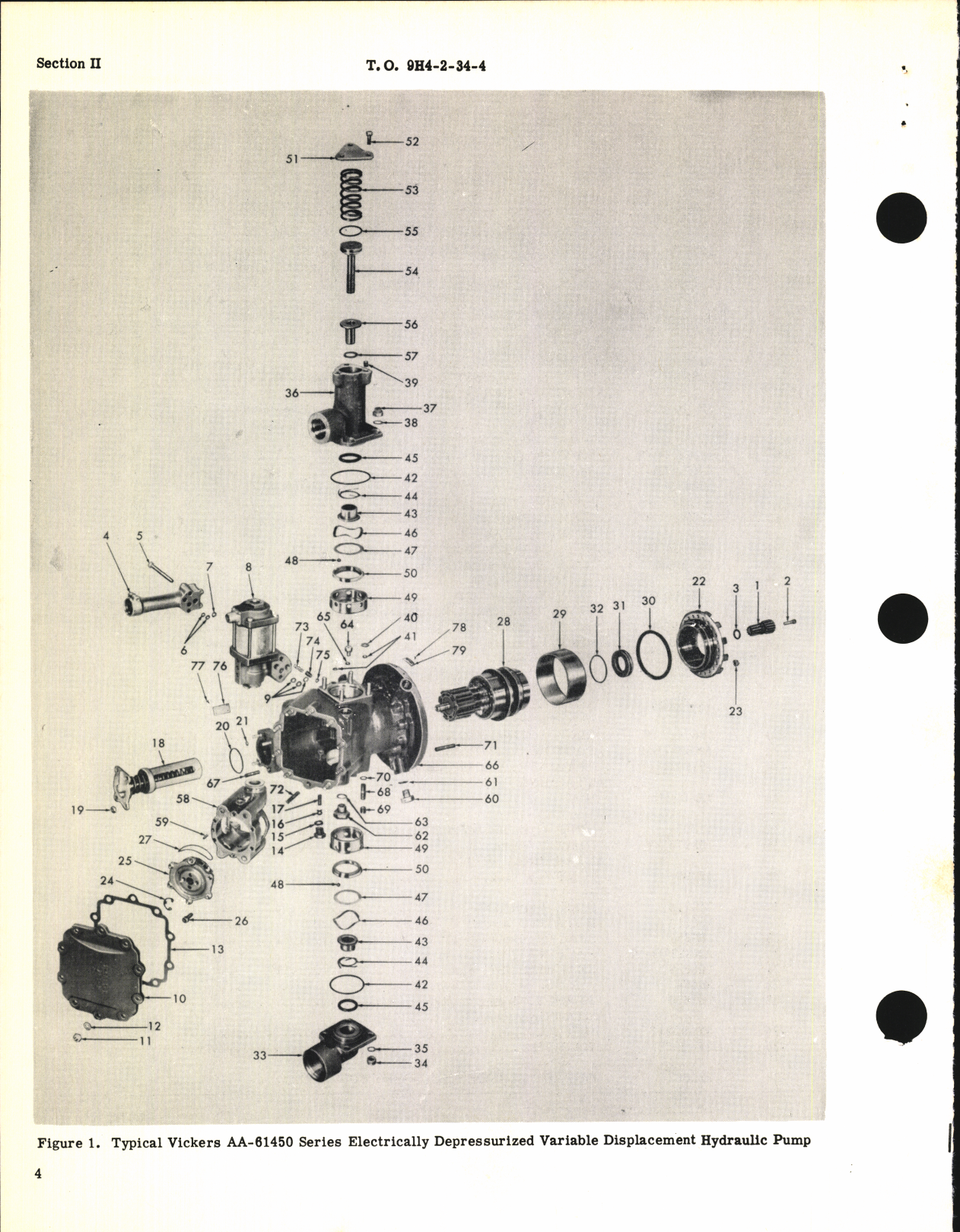 Sample page 6 from AirCorps Library document: Illustrated Parts Breakdown for Electrically Depressurized Variable Displacement Hydraulic Pumps AA-61450 Series