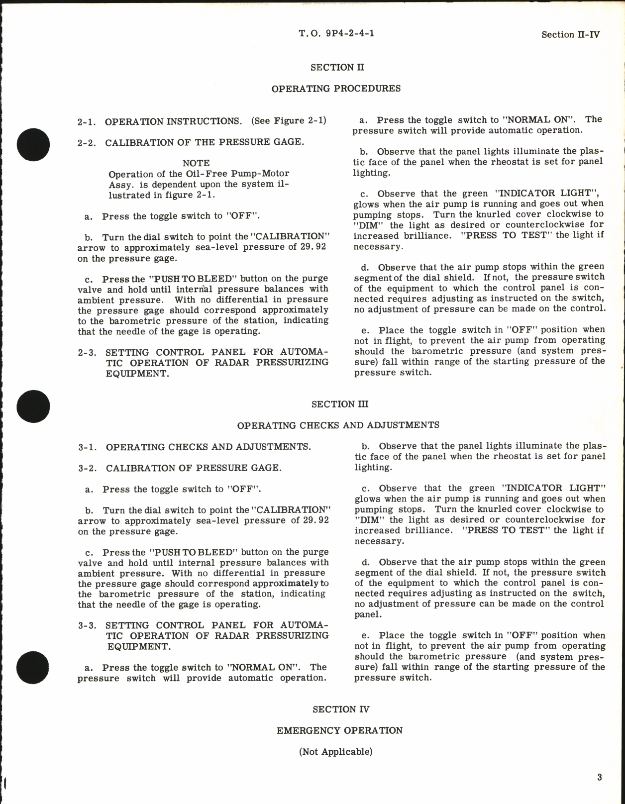 Sample page 7 from AirCorps Library document: Handbook of Operating Instructions for Oil-Free Air Pressure Pump Model RG-8160-1B