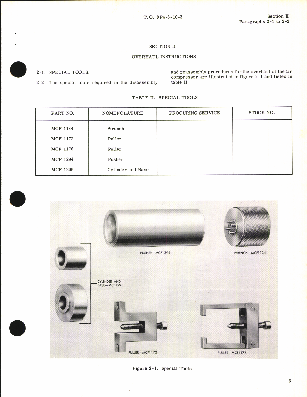 Sample page 5 from AirCorps Library document: Handbook of Overhaul Instructions for Air Compressors MC2003 Series