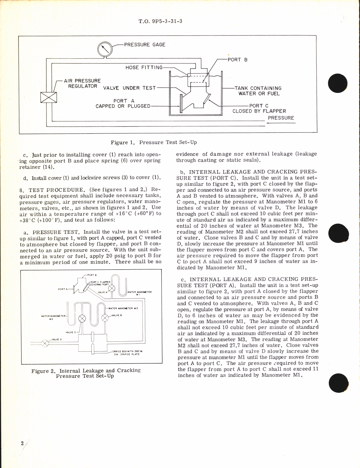 Sample page 2 from AirCorps Library document: Overhaul Instructions with Parts Breakdown for Alternator Cooling control Valve Part No. 5-1253-1