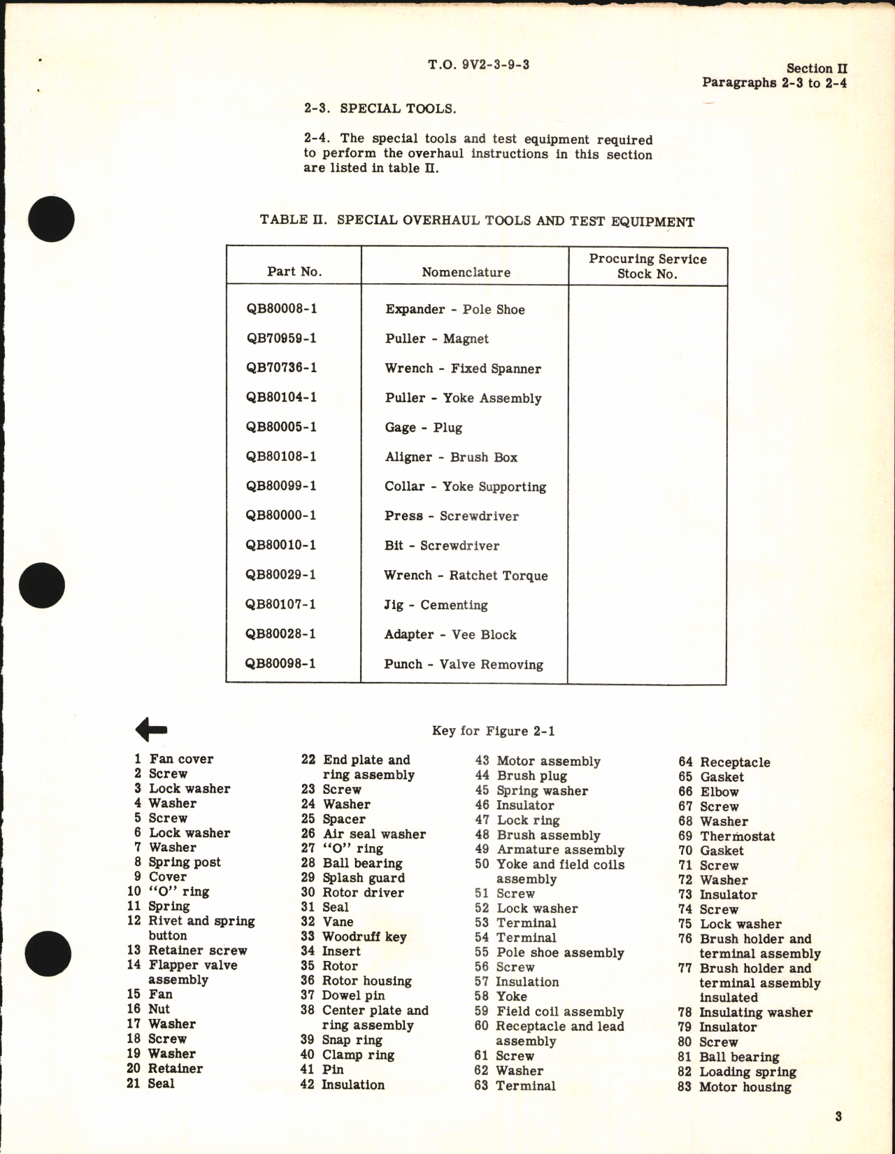 Sample page 7 from AirCorps Library document: Handbook of Overhaul Instructions for Dry Air Pump Model No. 1511-5-A