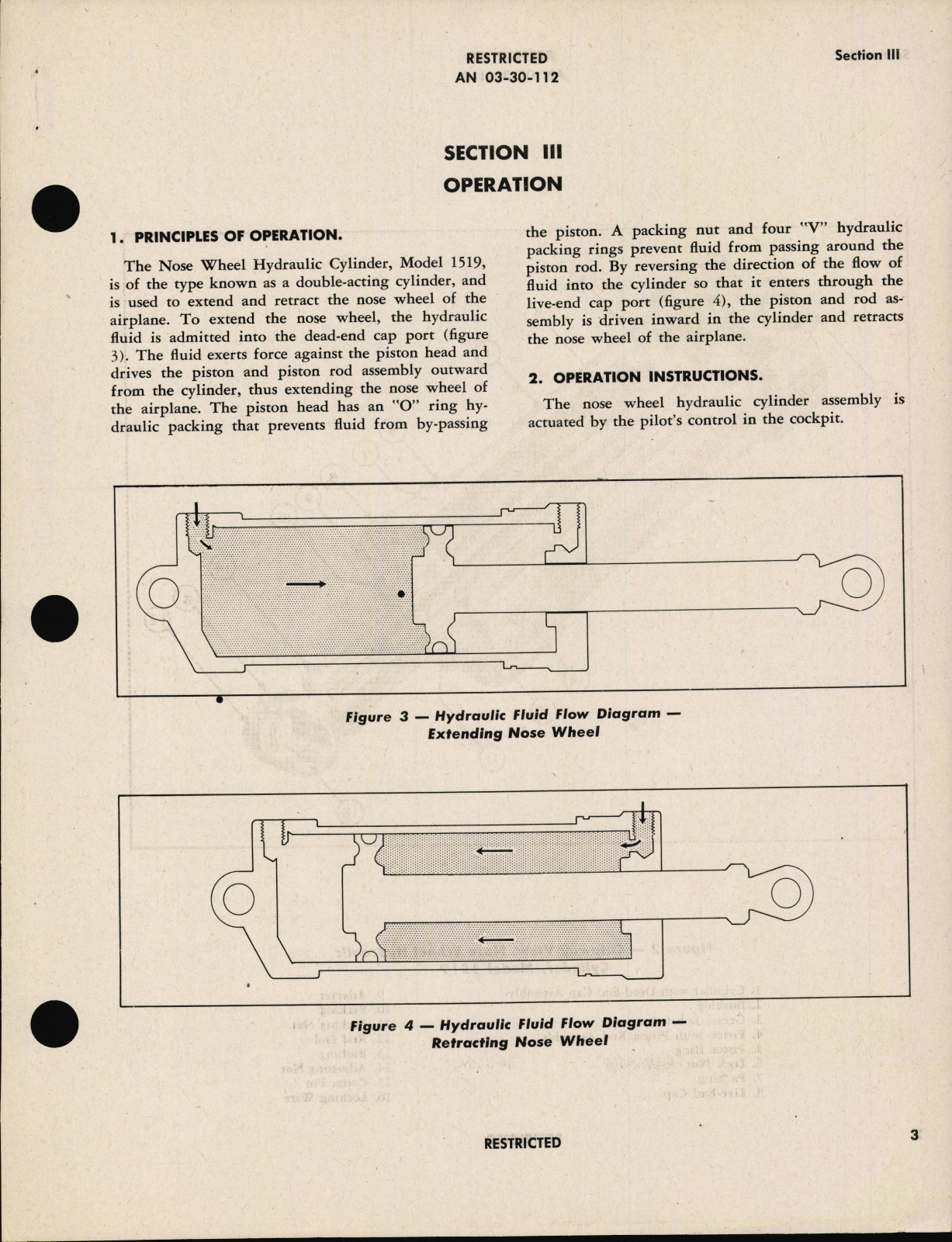 Sample page 7 from AirCorps Library document: Handbook of Instructions with Parts Catalog for Nose Wheel Hydraulic Actuating Cylinder