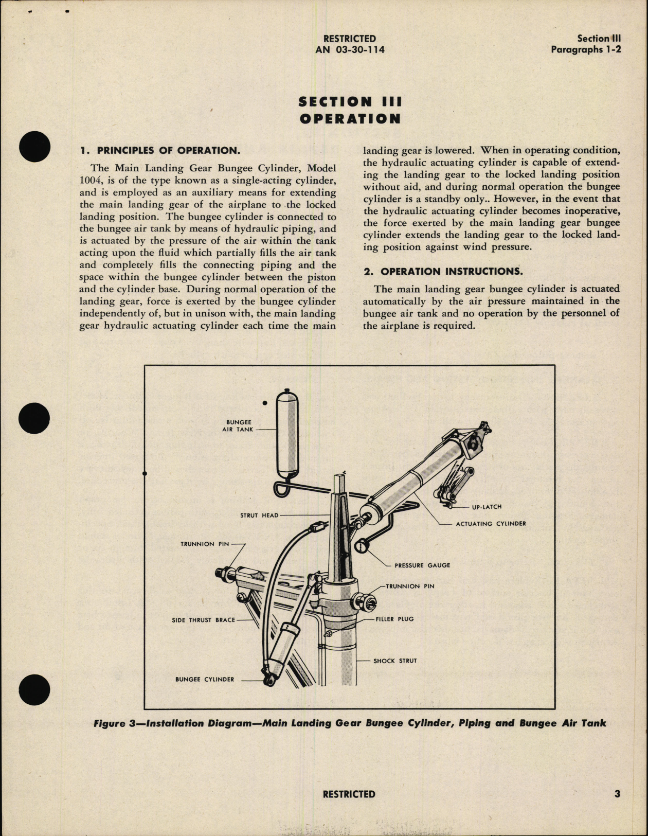 Sample page 7 from AirCorps Library document: Handbook of Overhaul Instructions with Parts Catalog Model 1004 Main Landing Gear Bungee Cylinder
