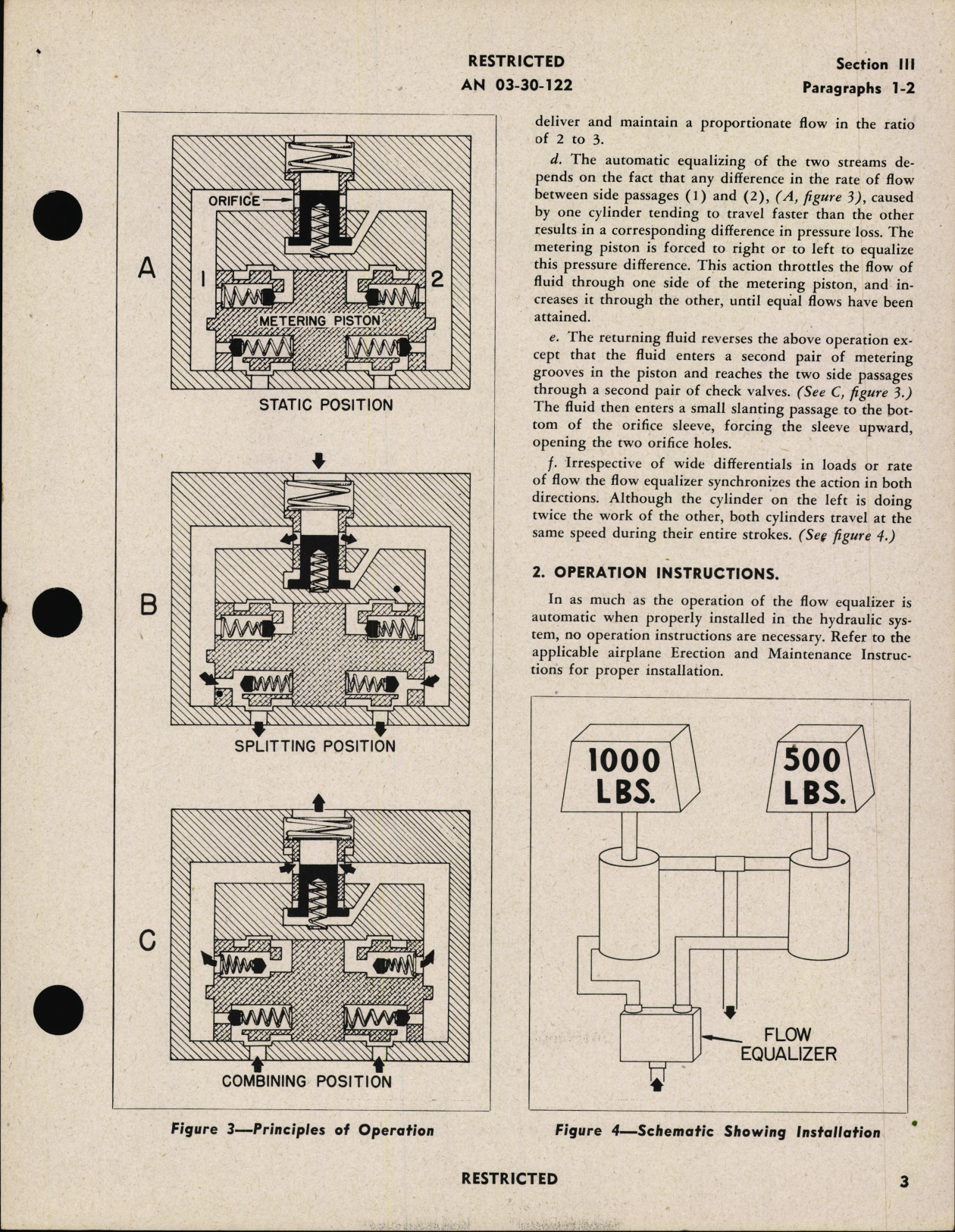 Sample page 7 from AirCorps Library document: Handbook of Overhaul Instructions with Parts Catalog for Hydraulic Flow Equalizer and Proportioner