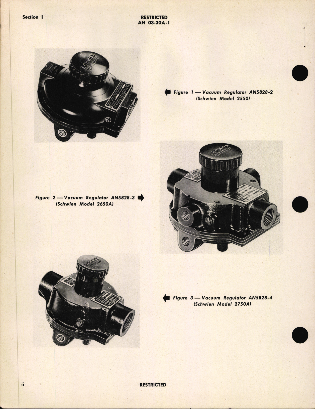 Sample page 4 from AirCorps Library document: Handbook of Instructions with Parts Catalog for Vacuum Regulating Valves