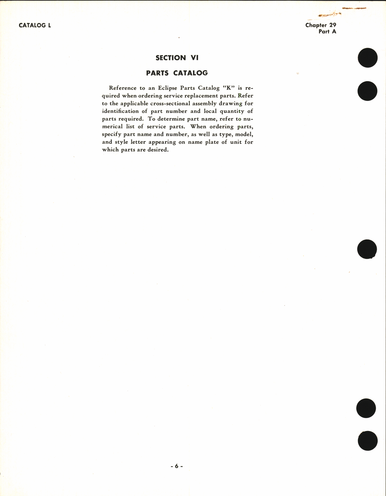 Sample page 6 from AirCorps Library document: Operating and Service Instructions for Eclipse Aviation Engine-Driven Air Pumps Types 549 and 550