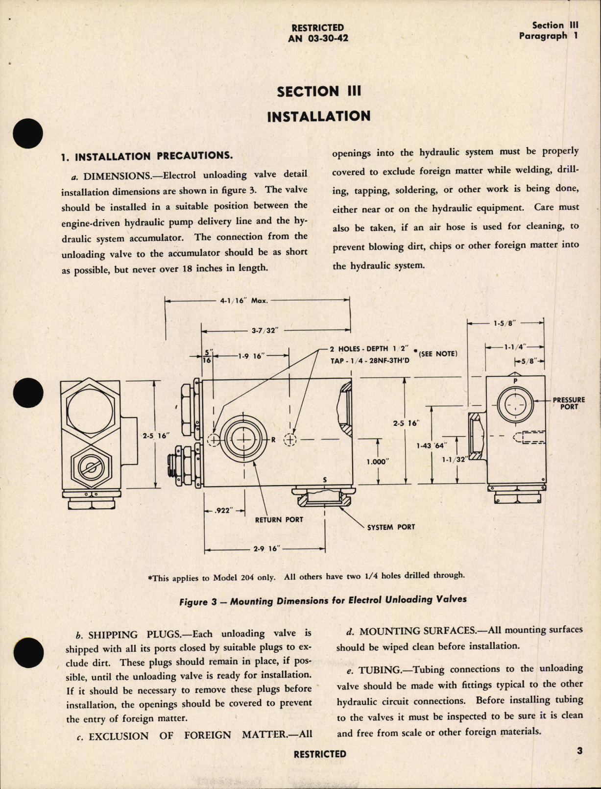 Sample page 7 from AirCorps Library document: Handbook of Instructions with Parts Catalog for Unloading Valves