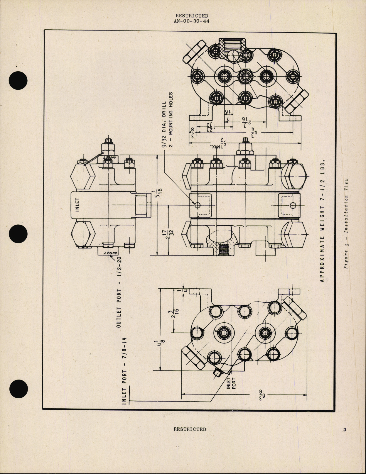 Sample page 7 from AirCorps Library document: Handbook of Instructions with Parts Catalog for Hydraulic Flow Equalizer Model 1D-636-A