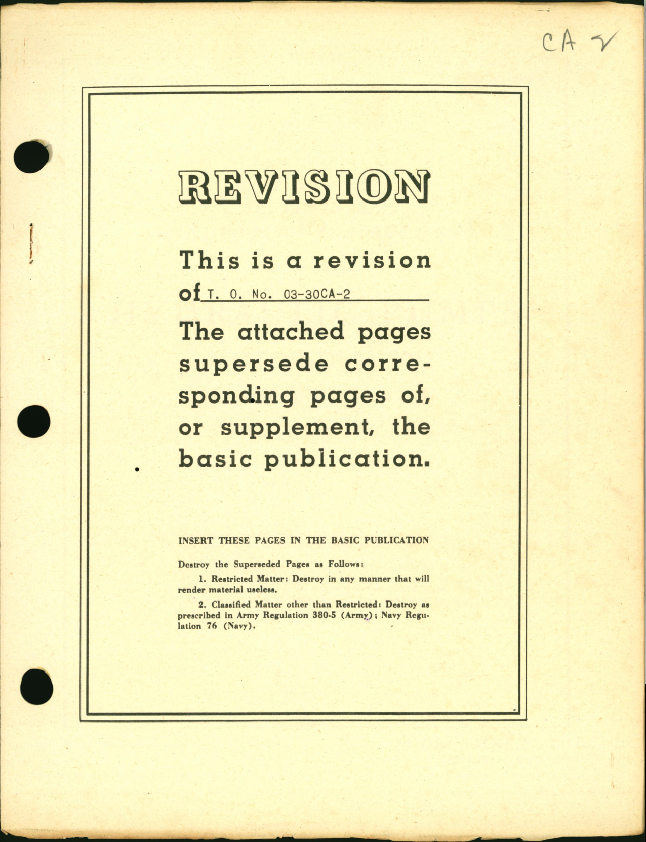 Sample page 1 from AirCorps Library document: Preliminary Handbook of Instructions for Motor-Driven Hydraulic Pumps Eclipse Model 3229A