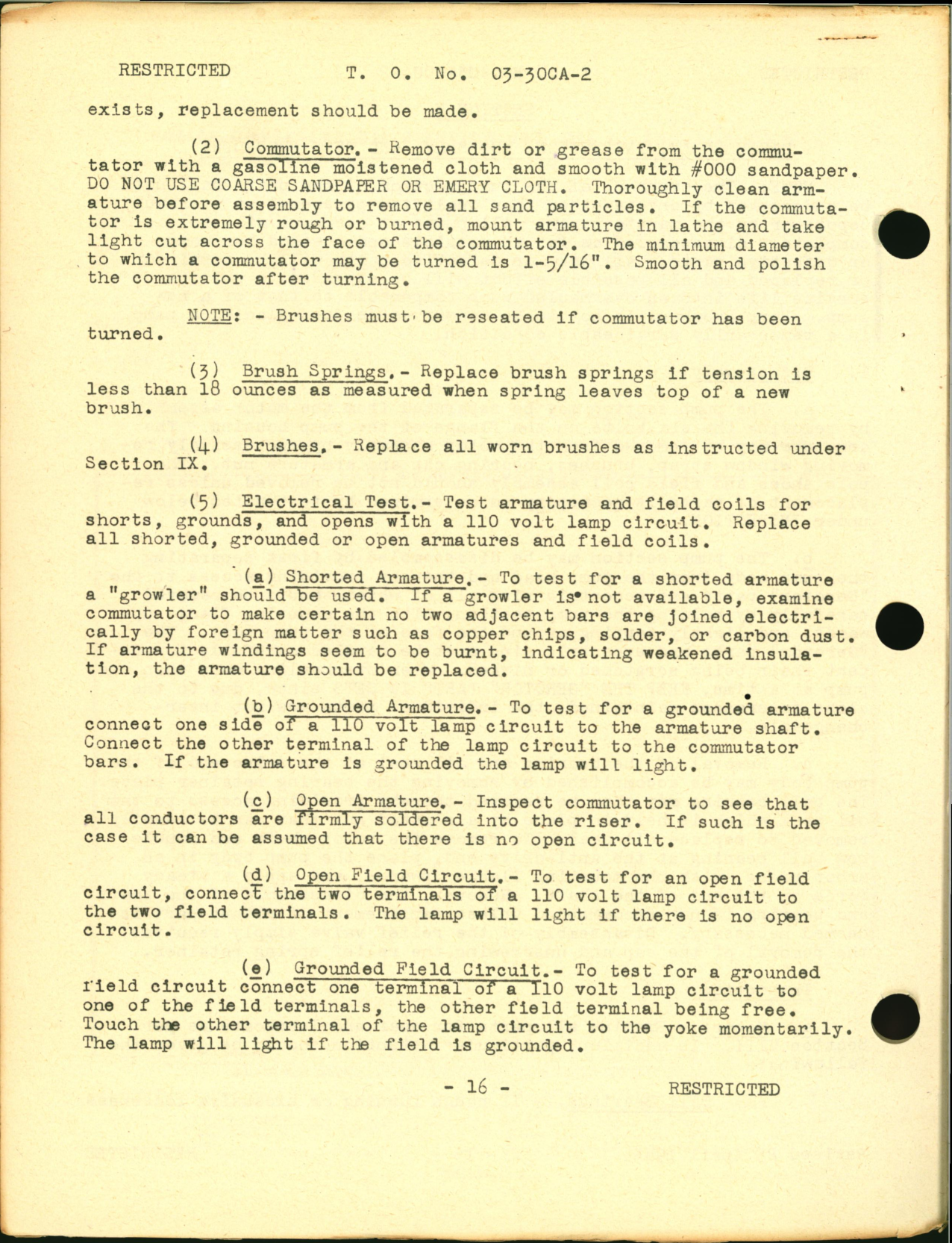 Sample page 6 from AirCorps Library document: Preliminary Handbook of Instructions for Motor-Driven Hydraulic Pumps Eclipse Model 3229A