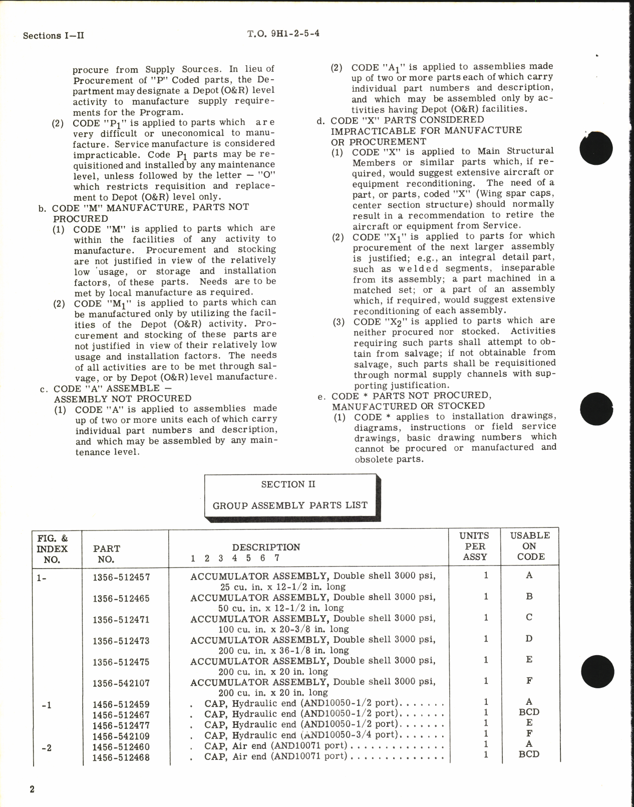 Sample page 4 from AirCorps Library document: Illustrated Parts Breakdown for Accumulator Assemblies