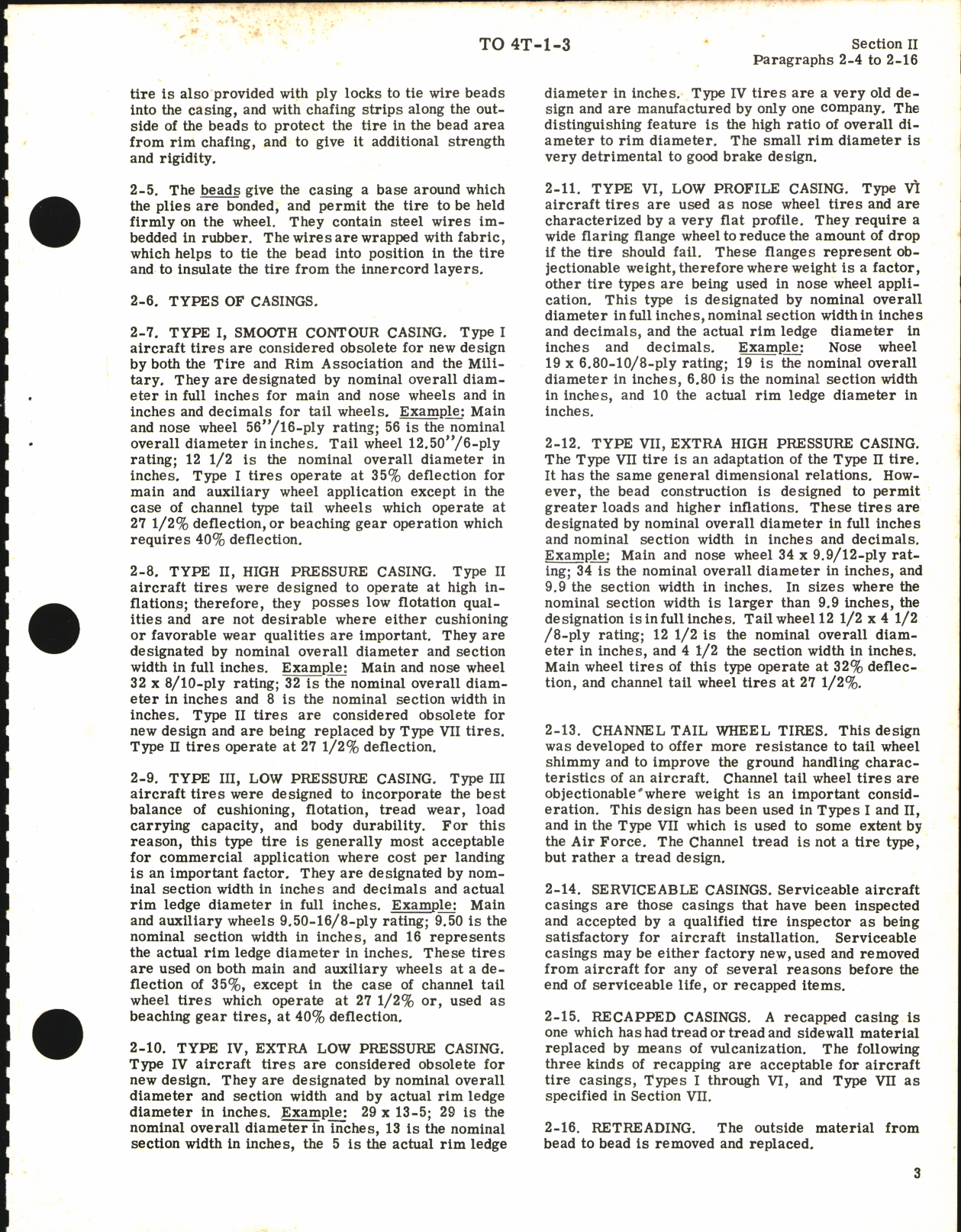 Sample page 5 from AirCorps Library document: Inspection, Maintenance, Storage, and Disposition of Aircraft Tire Casings and Inner Tubes