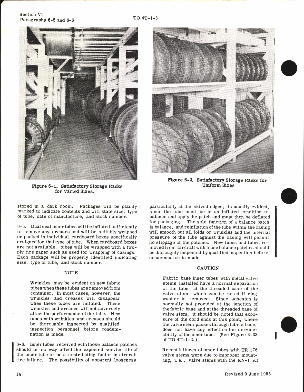 Sample page 8 from AirCorps Library document: Inspection, Maintenance, Storage, and Disposition of Aircraft Tire Casings and Inner Tubes
