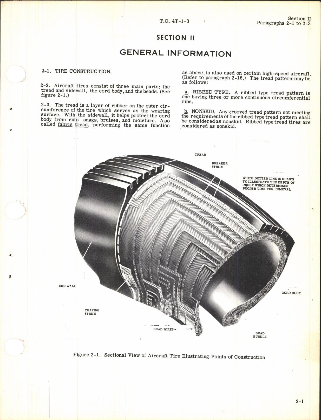 Sample page 7 from AirCorps Library document: Inspection, Maintenance, Storage, and Disposition of Aircraft Tire Casings and Inner Tubes