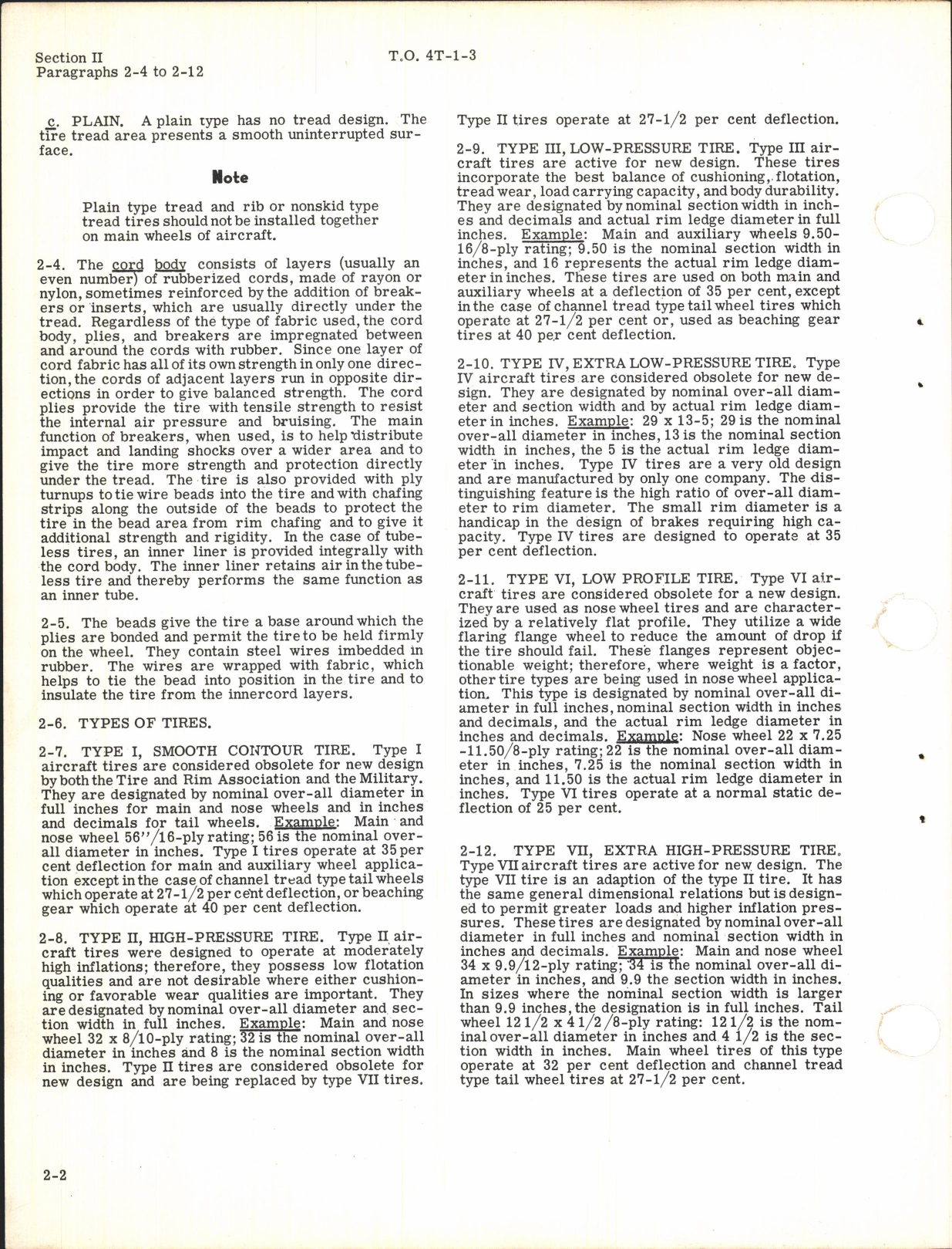 Sample page 8 from AirCorps Library document: Inspection, Maintenance, Storage, and Disposition of Aircraft Tire Casings and Inner Tubes