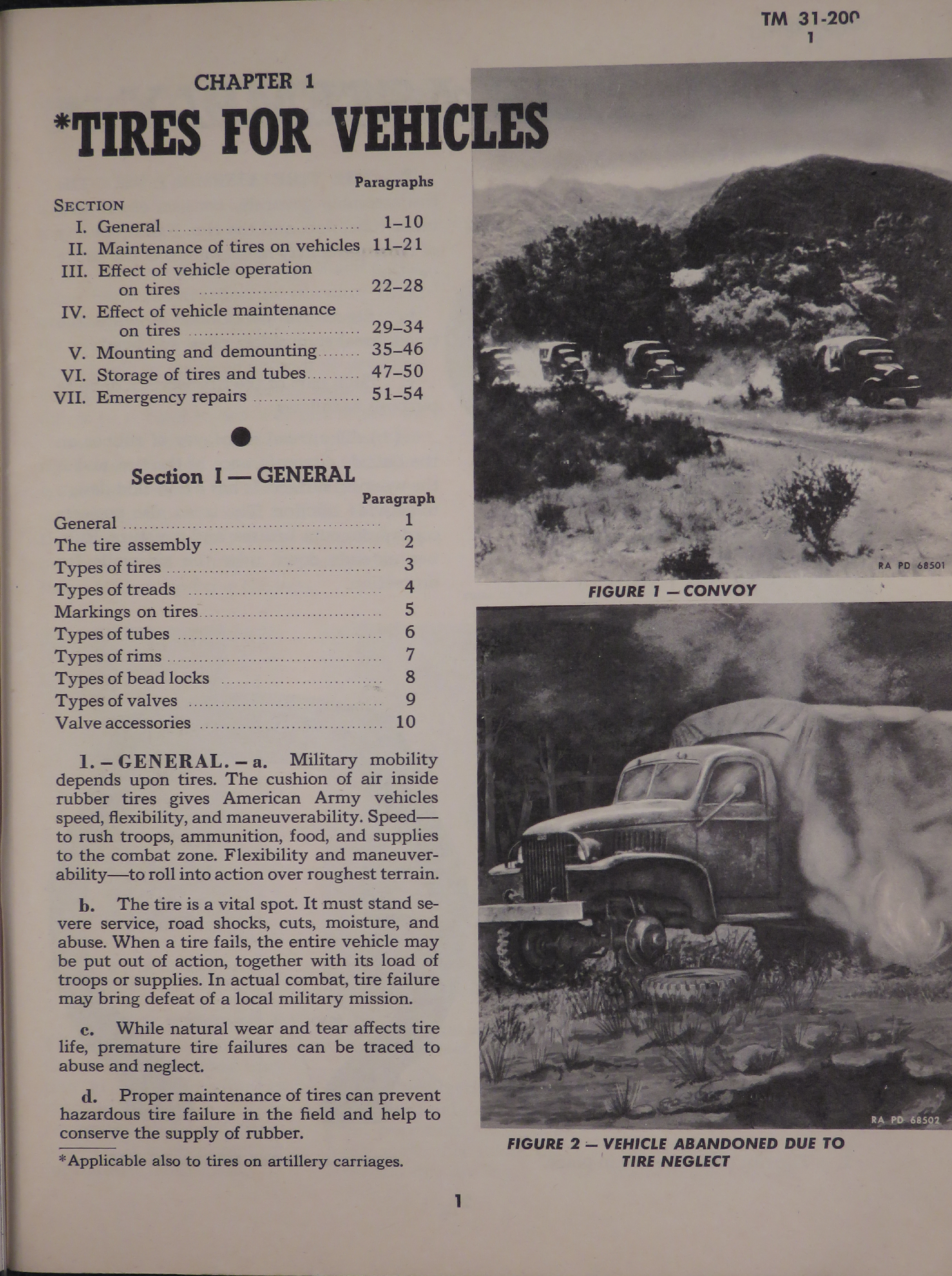 Sample page 5 from AirCorps Library document: Maintenance and Care of Pneumatic Tires and Rubber Treads