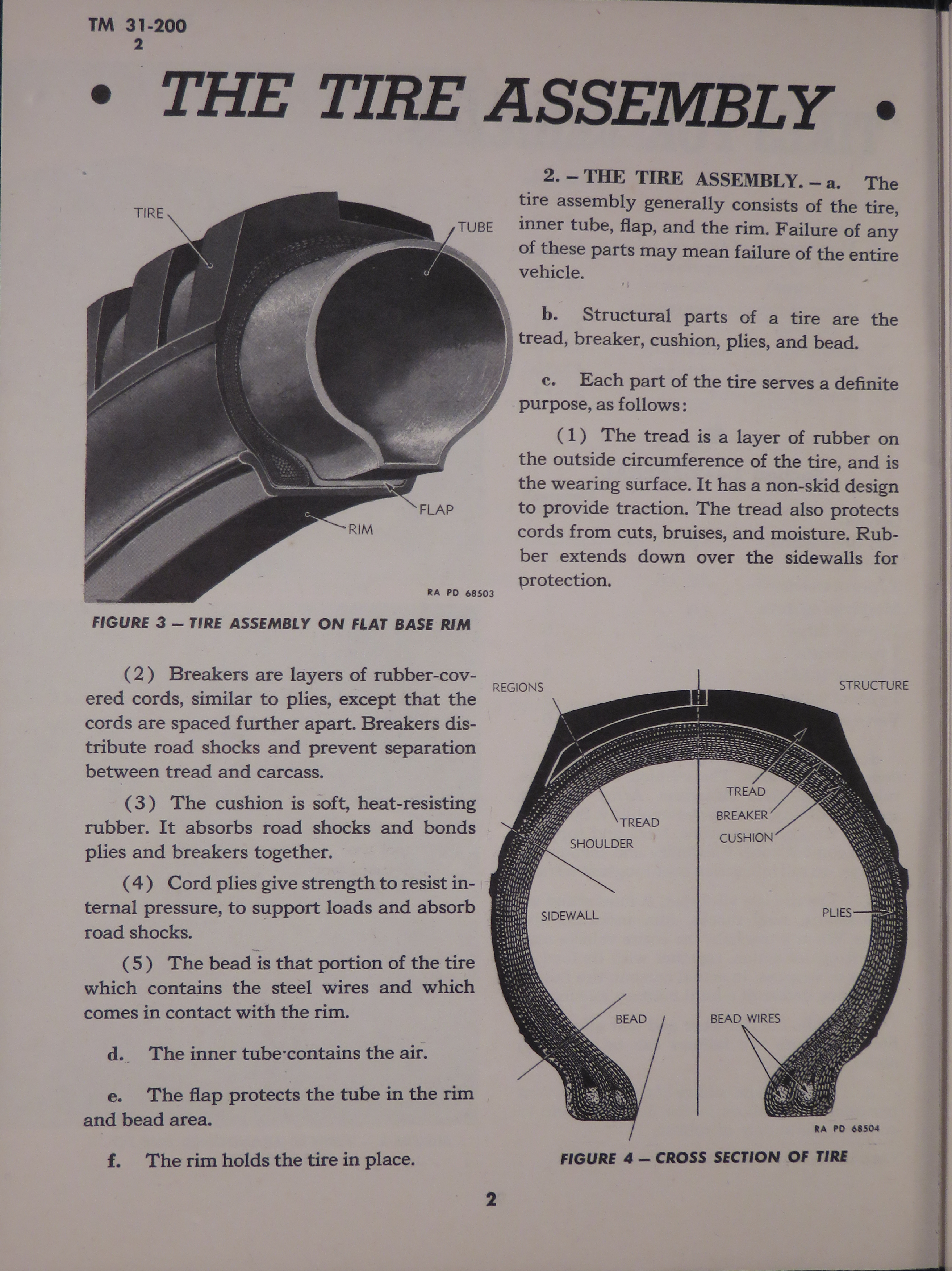 Sample page 6 from AirCorps Library document: Maintenance and Care of Pneumatic Tires and Rubber Treads