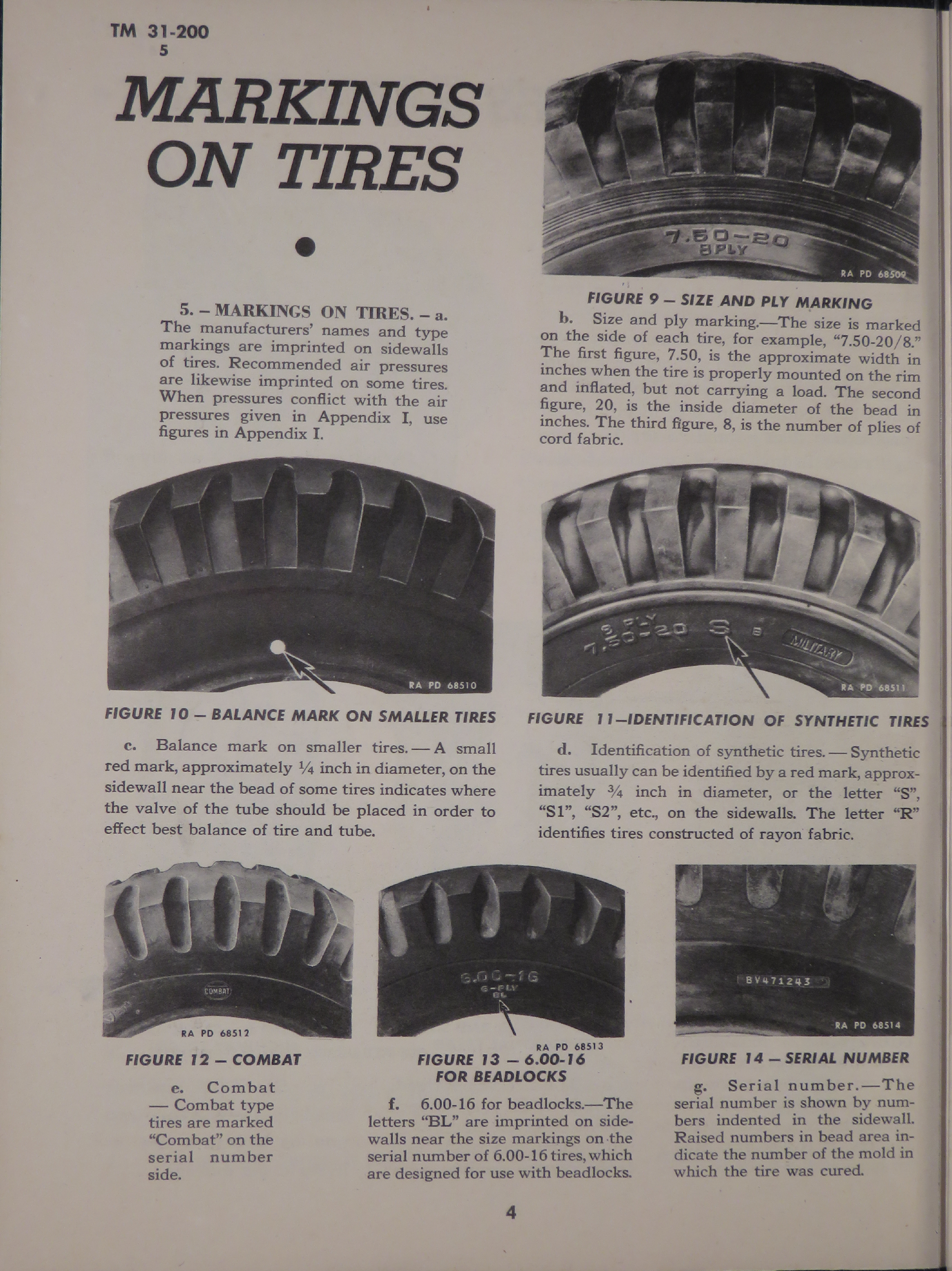 Sample page 8 from AirCorps Library document: Maintenance and Care of Pneumatic Tires and Rubber Treads