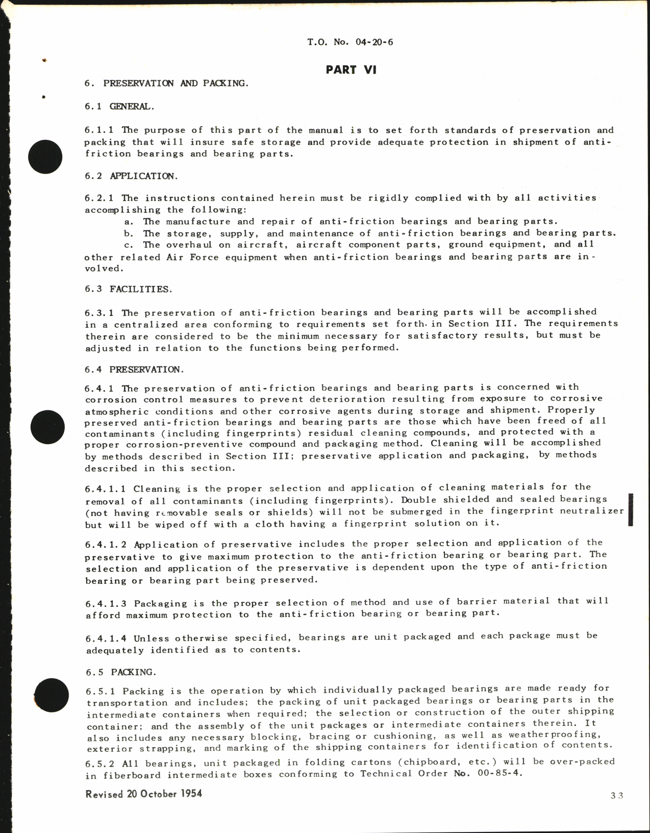 Sample page 7 from AirCorps Library document: Maintenance Instructions for Anti-Friction Bearings