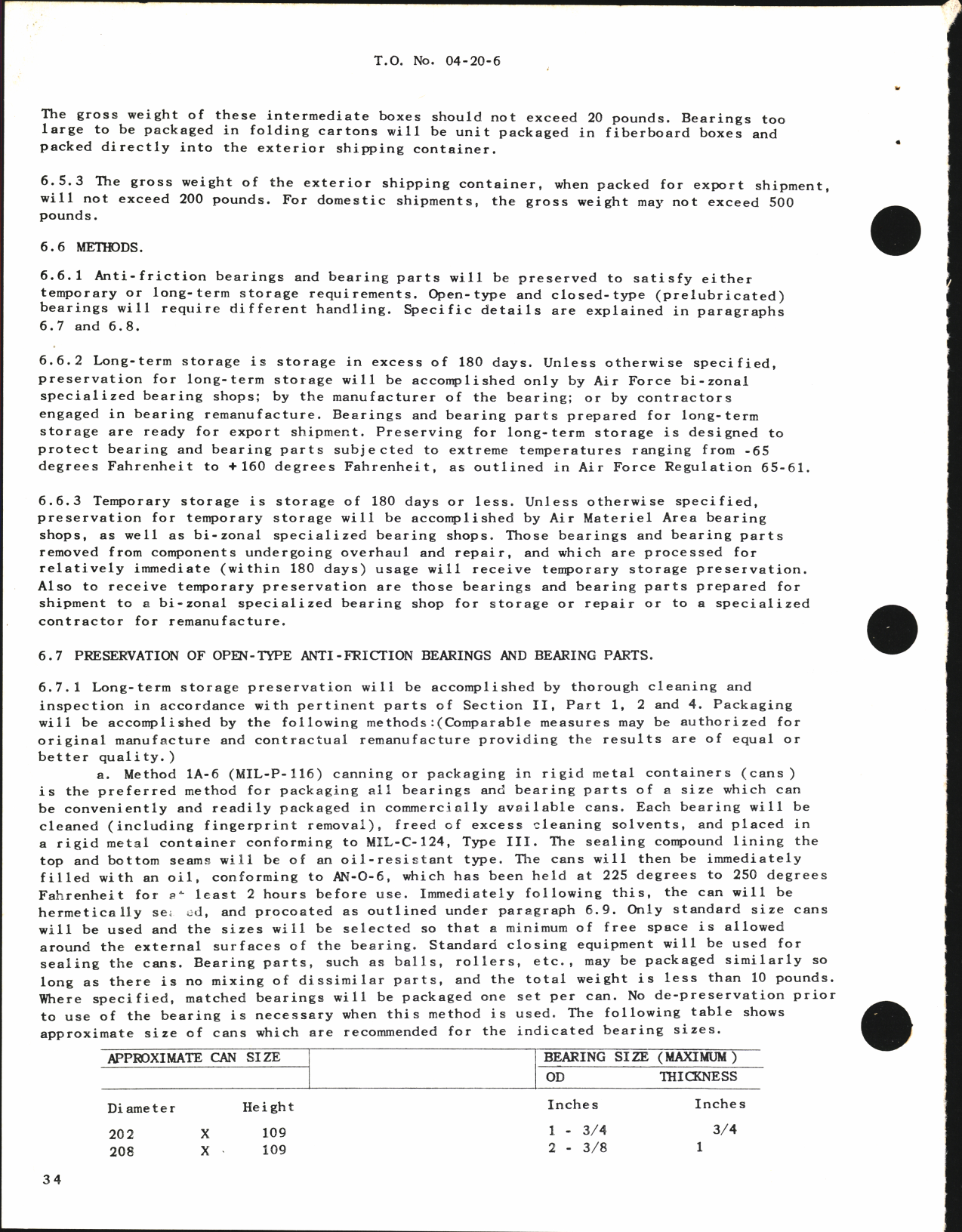 Sample page 8 from AirCorps Library document: Maintenance Instructions for Anti-Friction Bearings