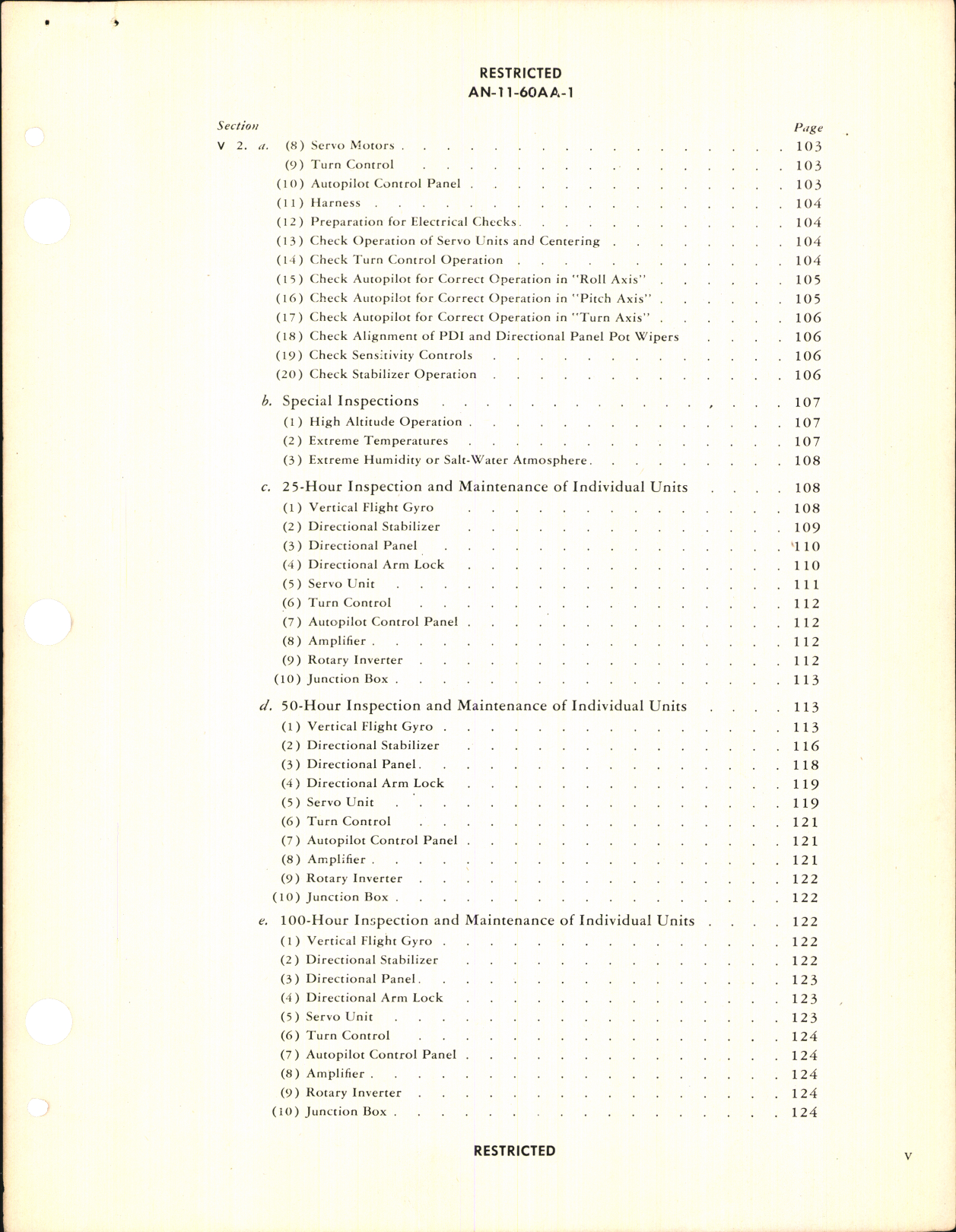 Sample page 5 from AirCorps Library document: Handbook of Operation and Service Instructions for Automatic Pilot Type C-1