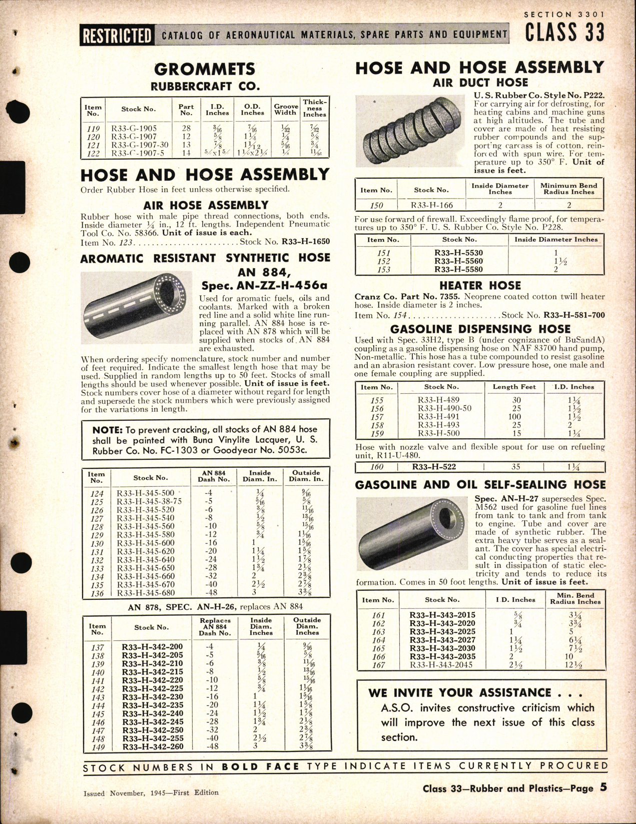 Sample page 7 from AirCorps Library document: Rubber and Plastics