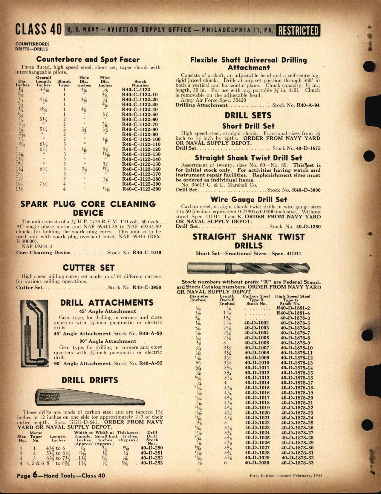 Sample page 6 from AirCorps Library document: Machine Tools