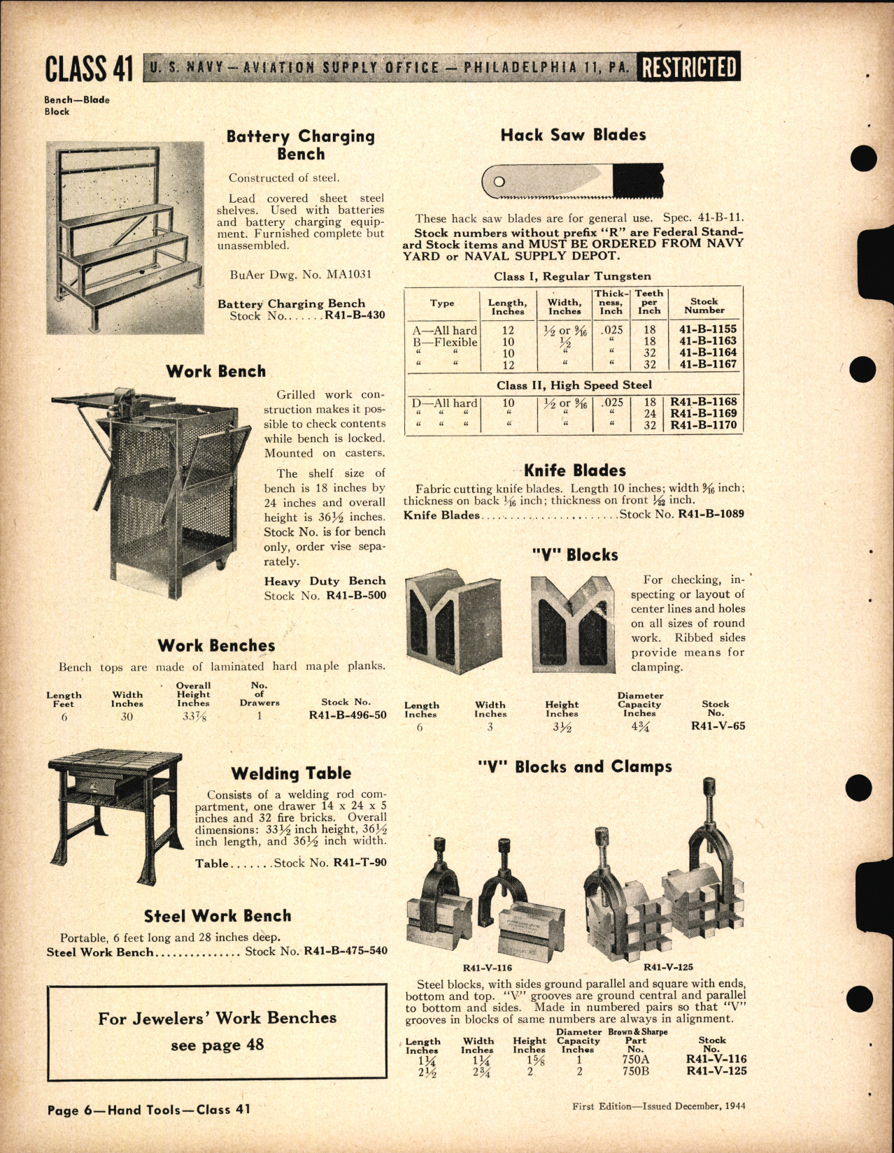 Sample page 6 from AirCorps Library document: Hand Tools