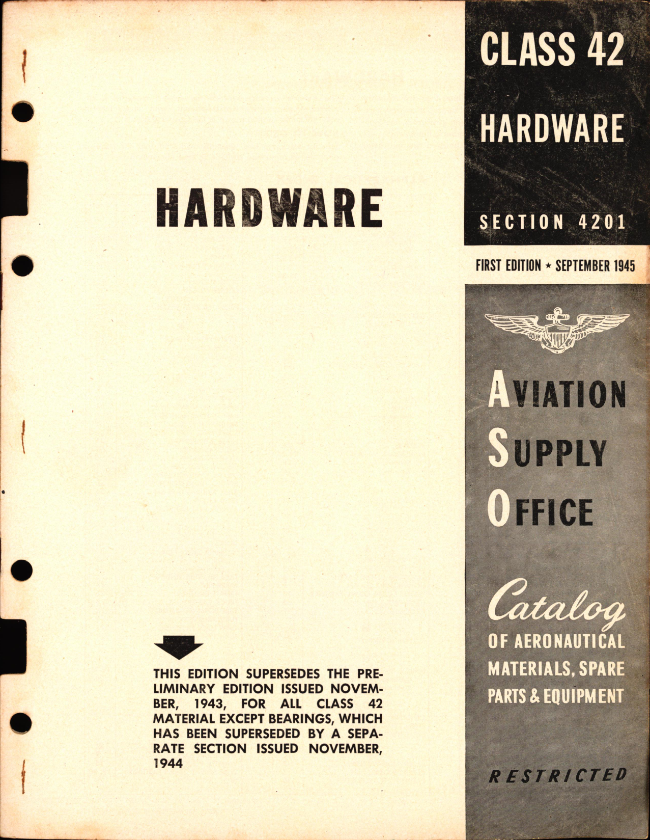 Sample page 1 from AirCorps Library document: Hardware