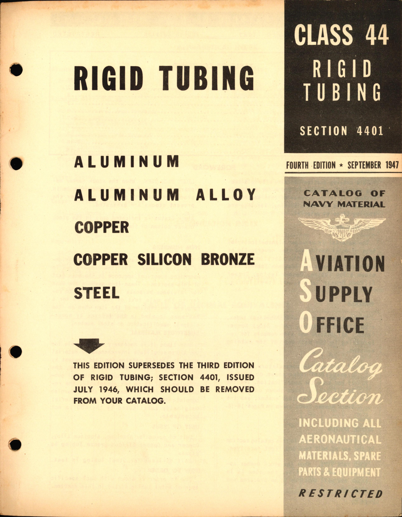 Sample page 1 from AirCorps Library document: Rigid Tubing