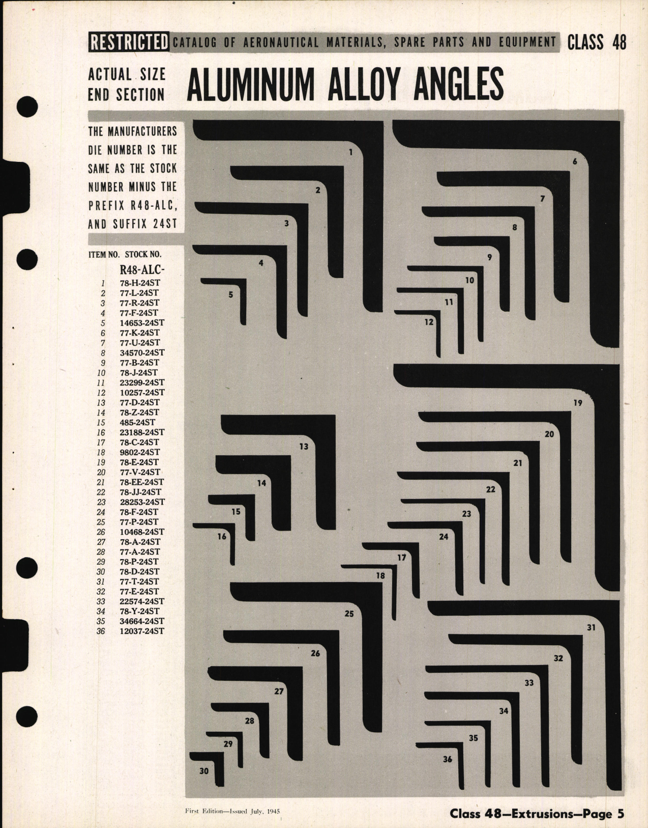 Sample page 5 from AirCorps Library document: Aluminum Alloy Extrusions