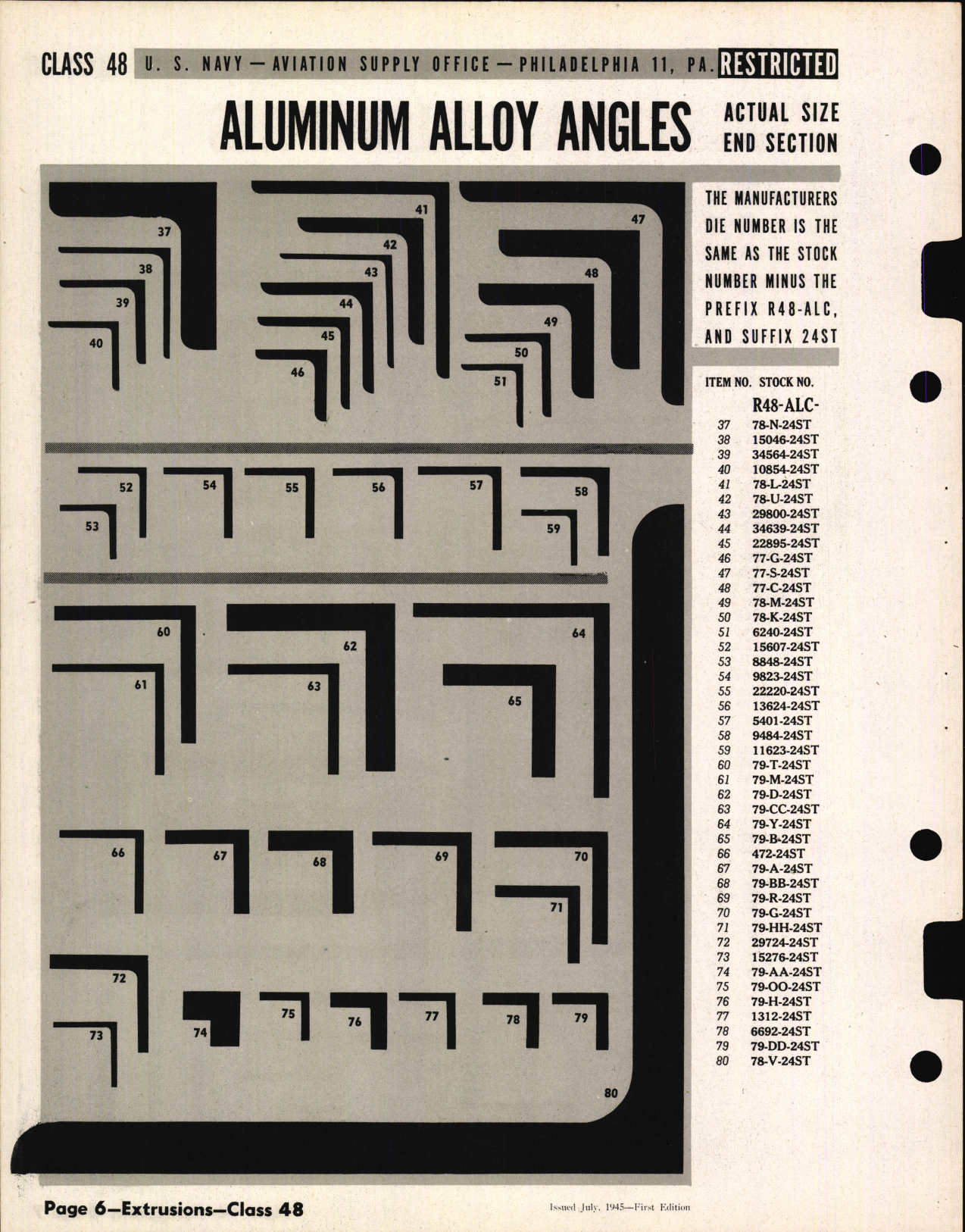 Sample page 6 from AirCorps Library document: Aluminum Alloy Extrusions